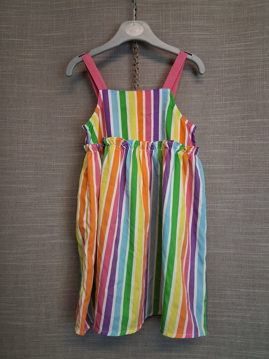 Matalan Girls Multicolour Striped Sundress Age 3-4 Years