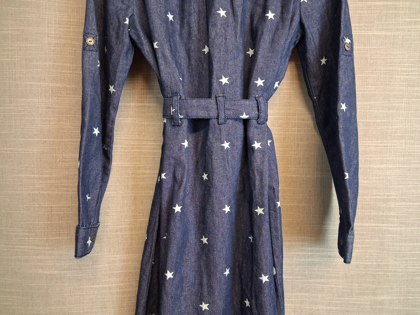 Arabella and Addison Girls Blue Denim Dress Age 7-8 Years Darkwash