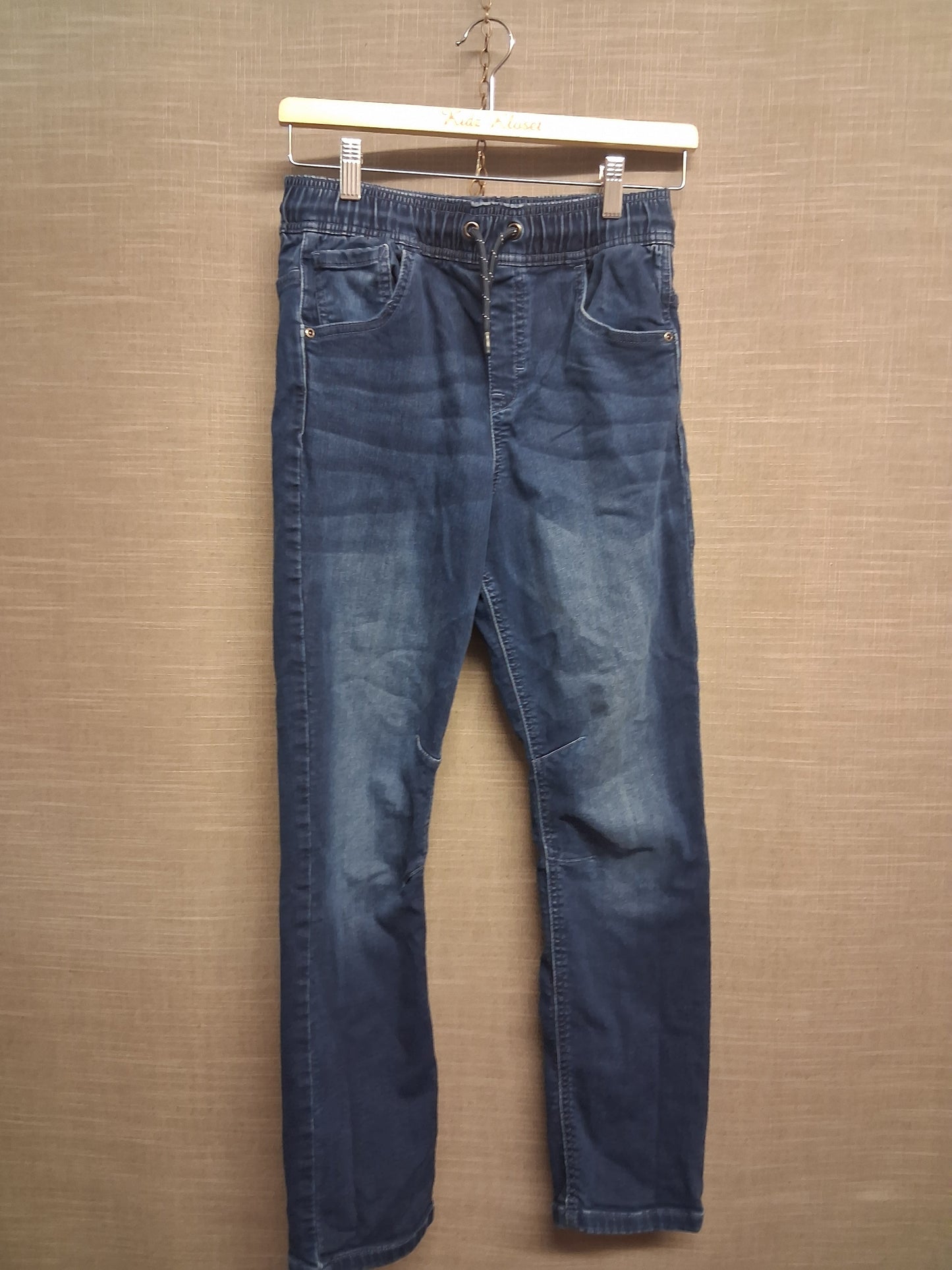 F&F Boys Blue Denim Jeans Age 14-15 Years Elastic Waist