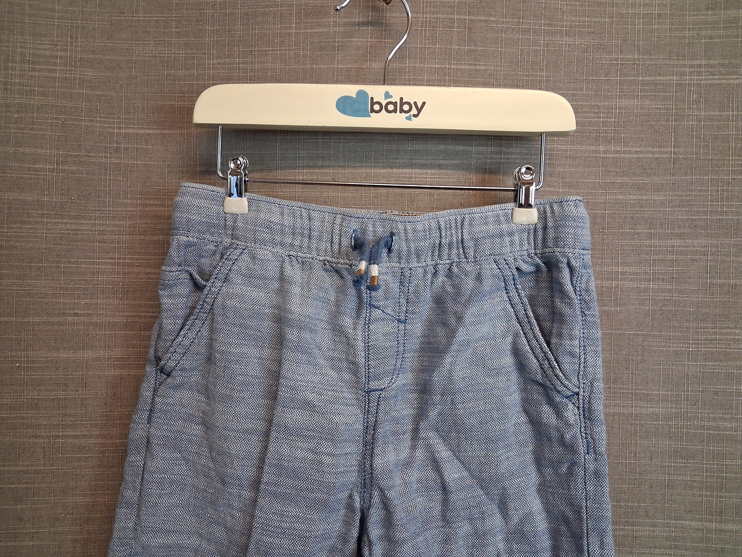 Nutmeg Boys Blue Shorts 100% Cotton Age 5-6 Years