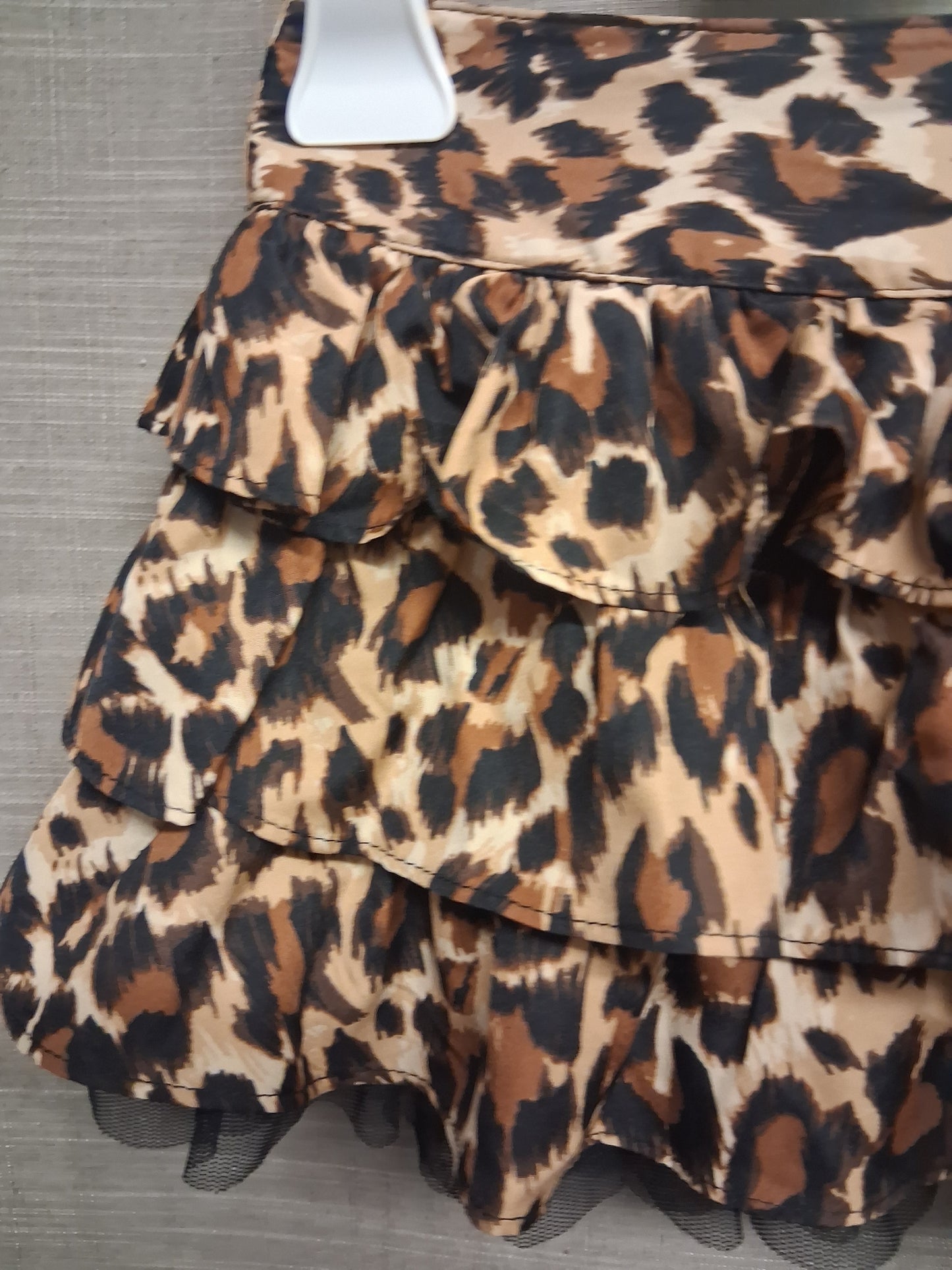 GAP Girls Animal Print Brown Black RaRa Skirt Age 3 Years