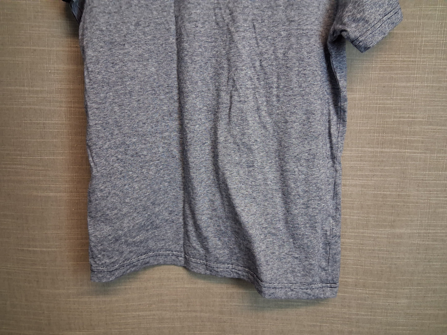 Primark Boys Blue Striped Jersey T-Shirt Short Sleeve Age 11-12 Years