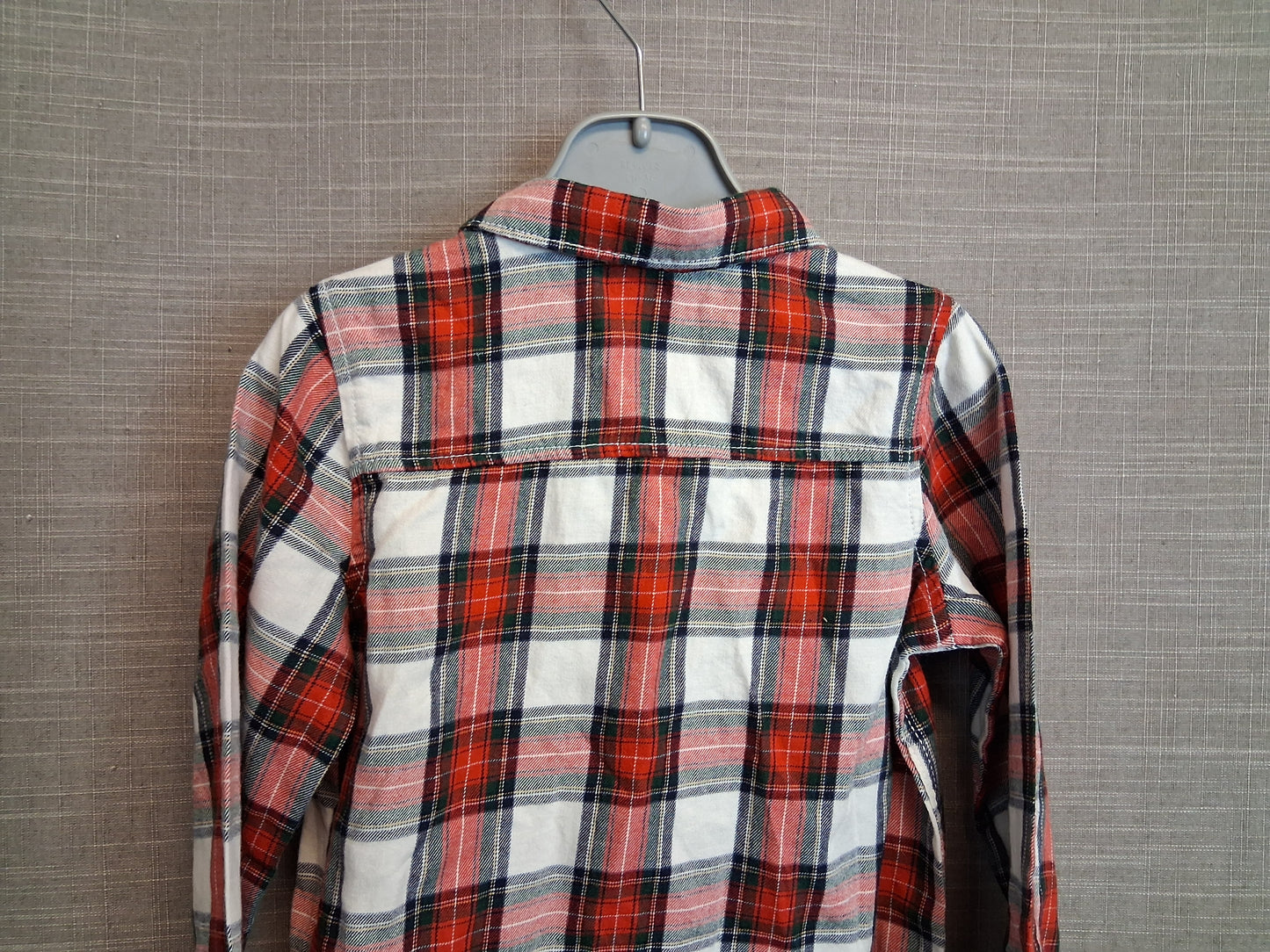 H&M Boys Red Check Shirt Long Sleeve Age 2-3 Years New