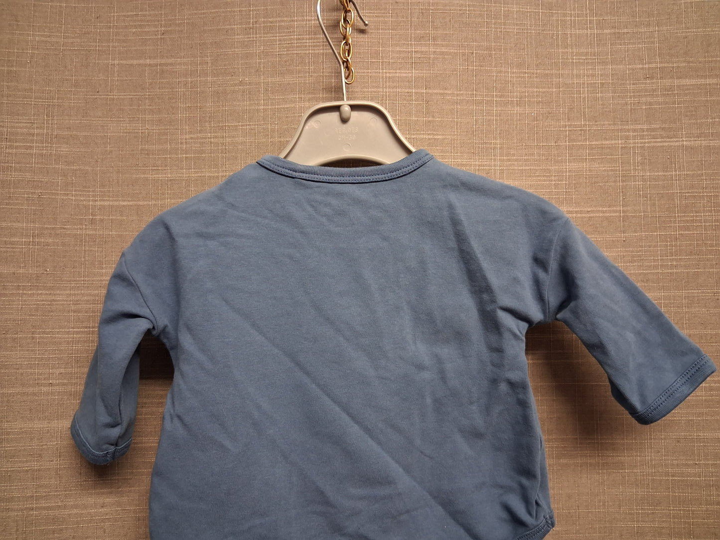 Next Boys Blue Long Sleeve Jersey T-Shirt Age 0-3 Months
