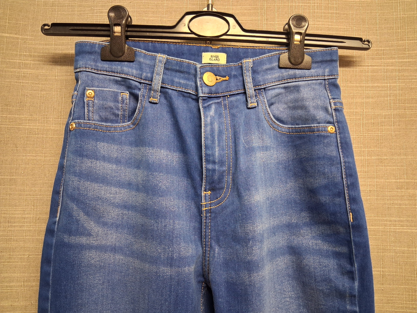 River Island Girls Blue Bootcut Denim Jeans Age 12 Years
