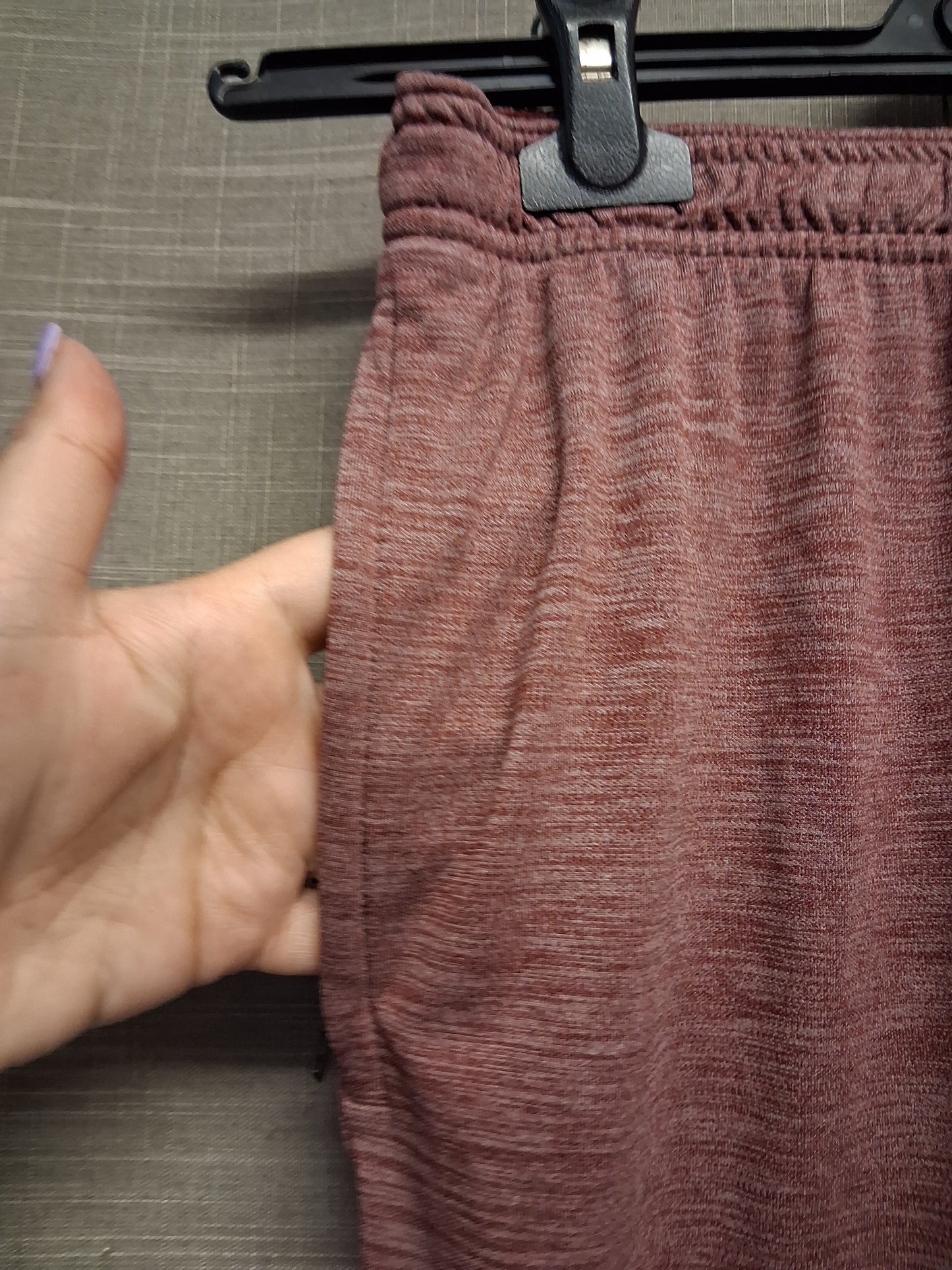 Nike Boys Joggers Burgundy Age 13-15 Years Zip Hem