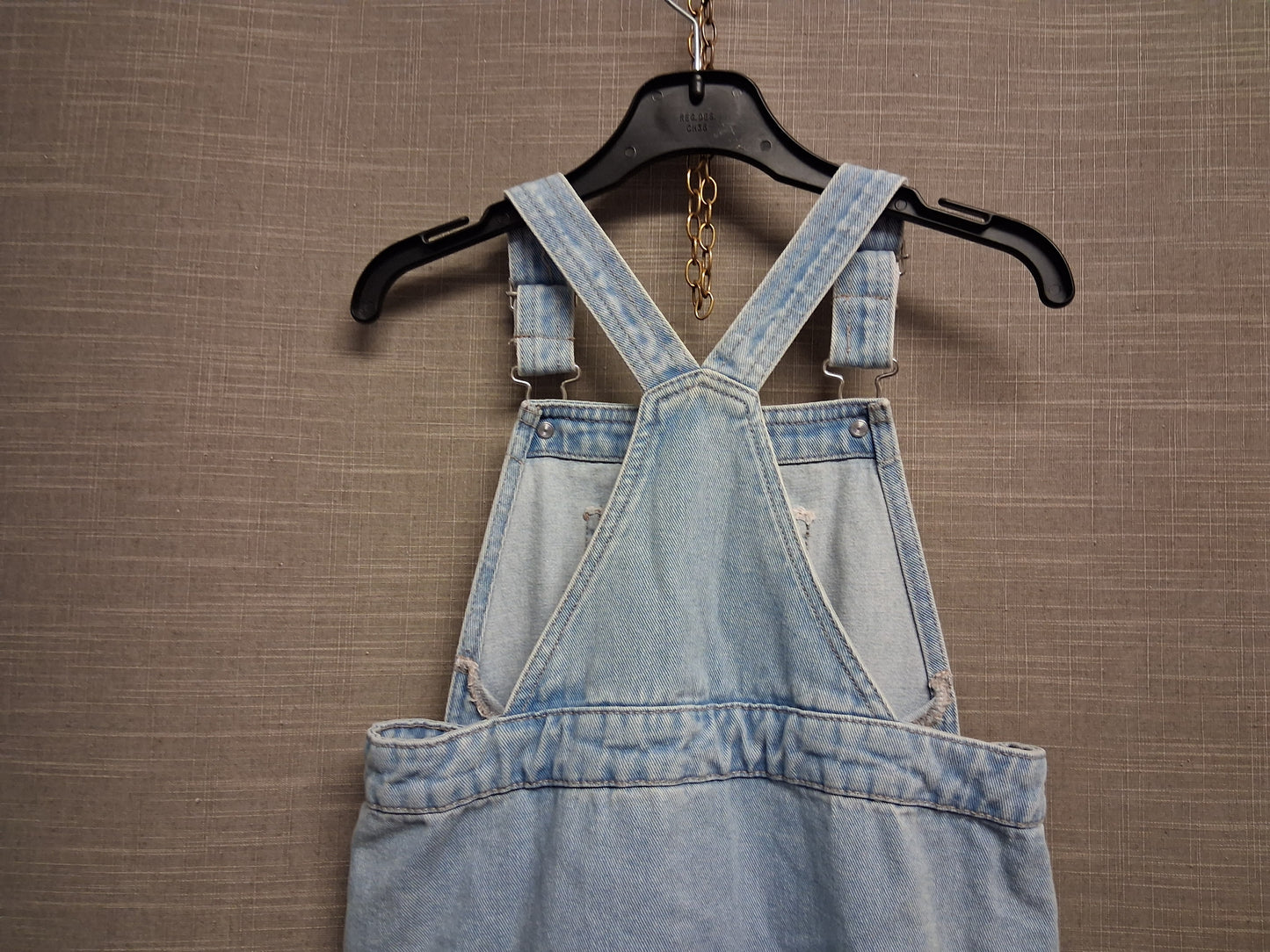 Matalan Girls Light Blue Denim Pinafore Dress Age 8 Years