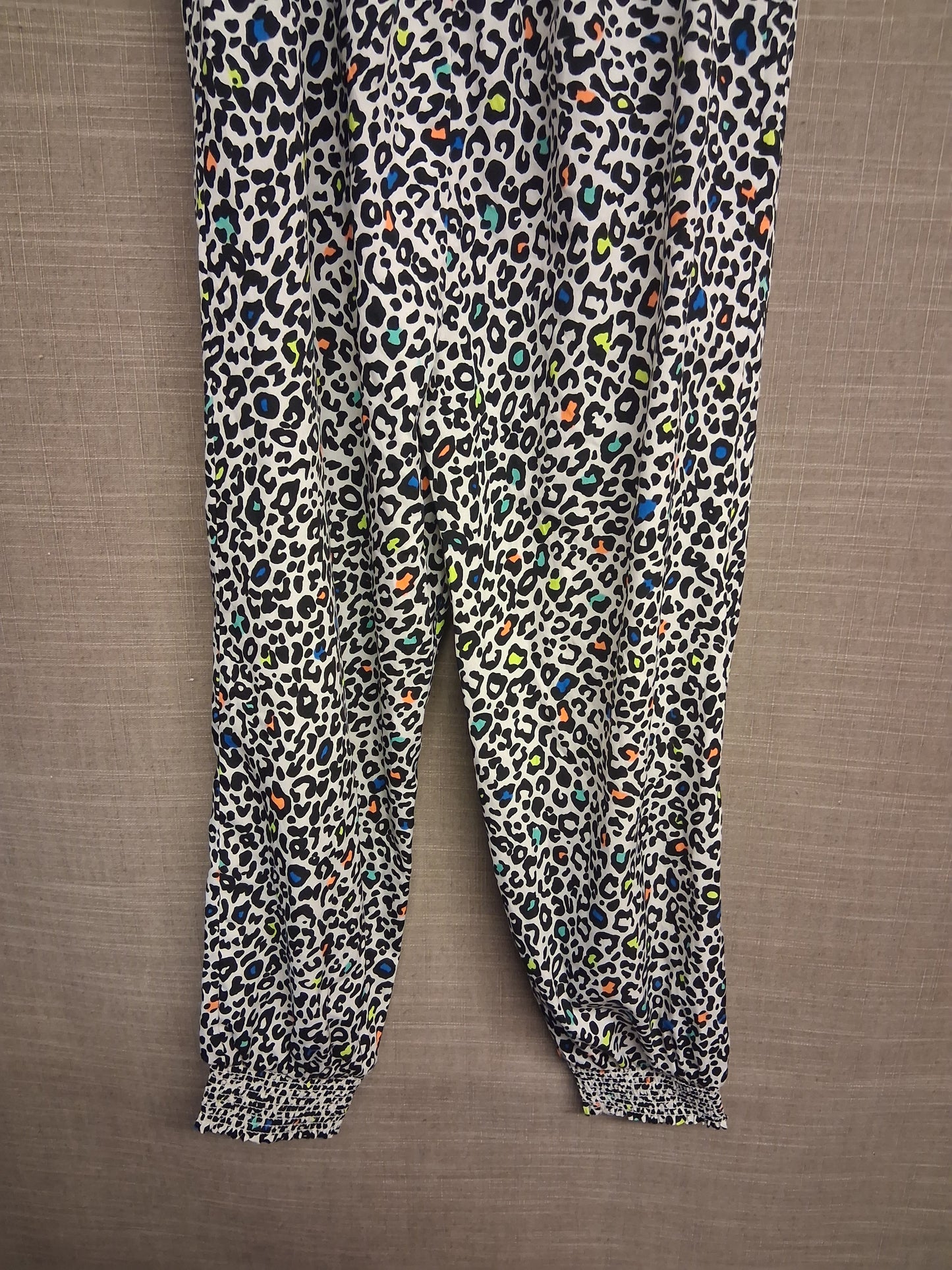 Blue Zoo Girls Jumpsuit Black White Animal Print Sleeveless Age 7 Years