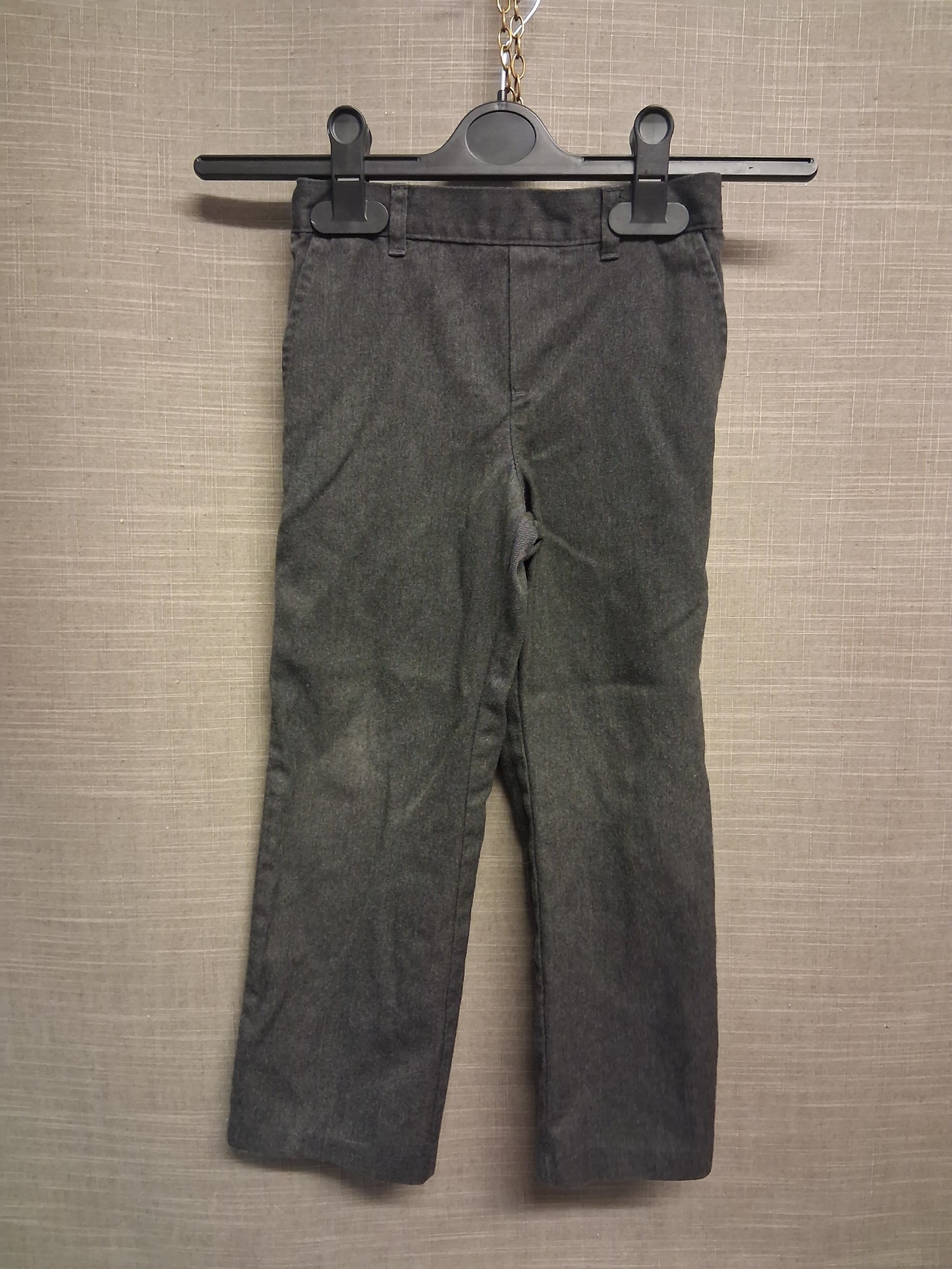 George Boys Grey School Trousers Age 5-6 years