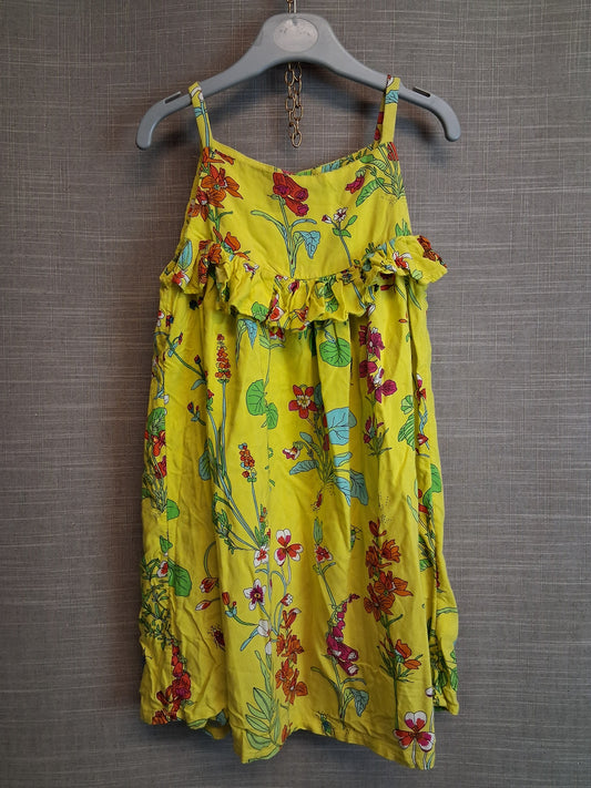 Next Yellow Floral Sundress Strappy Age 5 Years