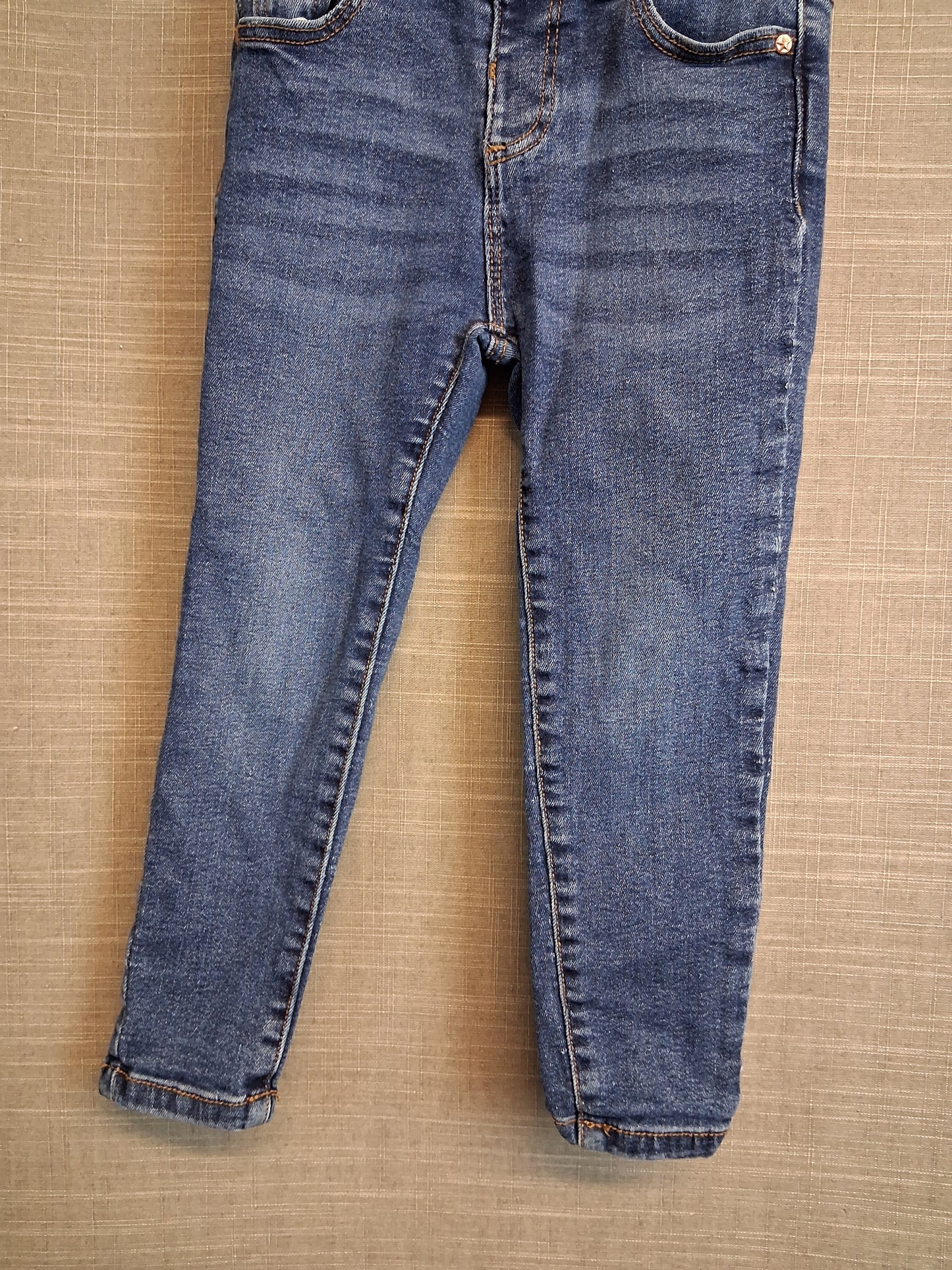 Primark Boys Skinny Blue Jeans Age 3-4 Years