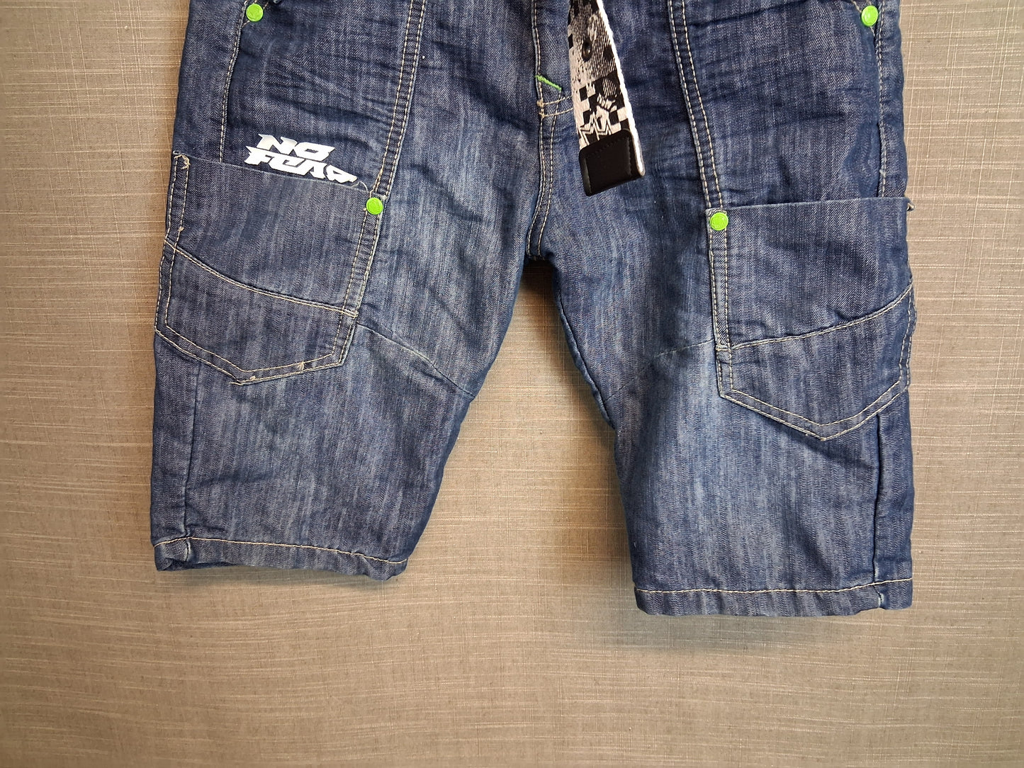 No Fear Boys Blue Denim Short Skorts Age 11-12 Years