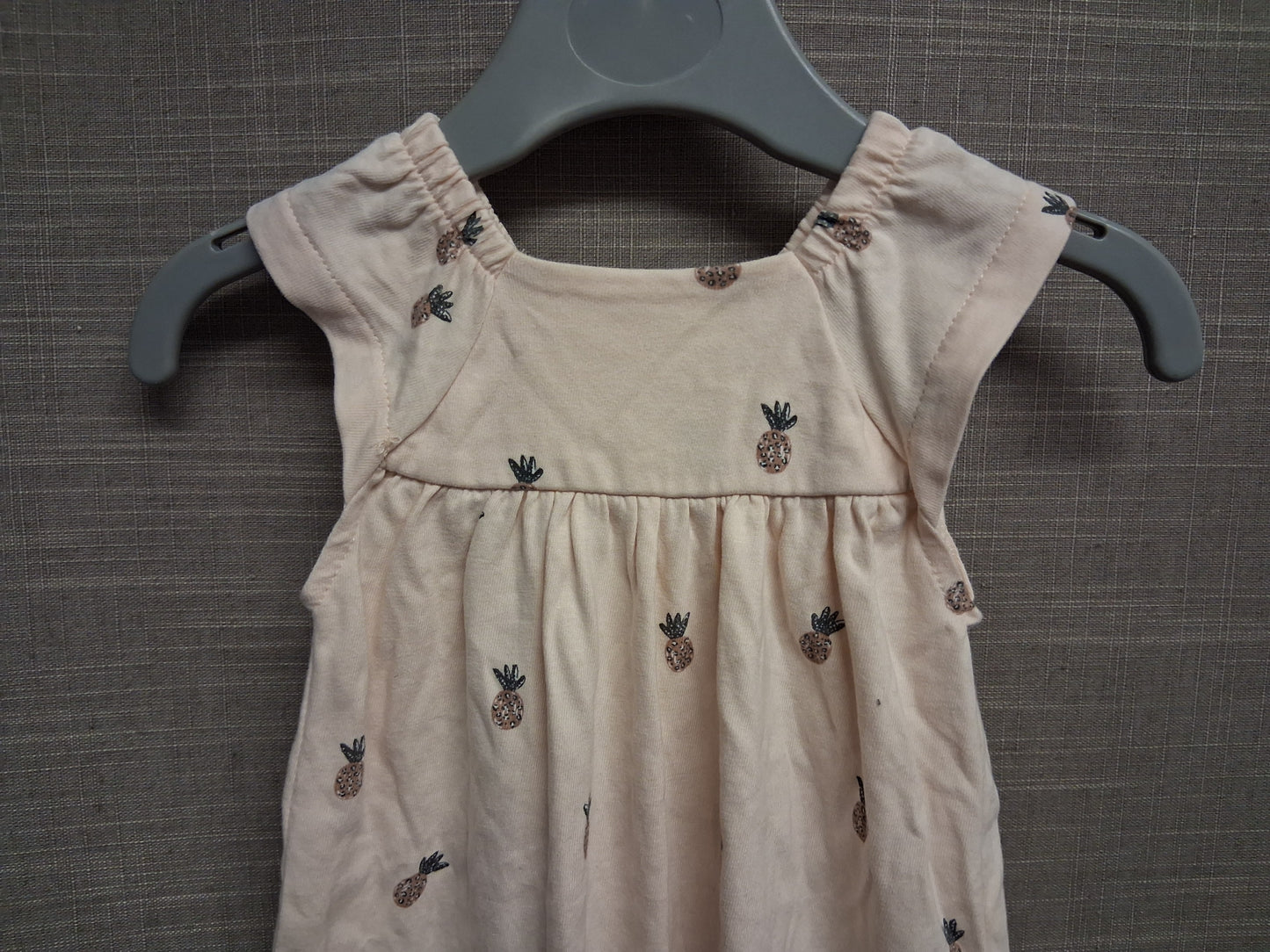 Next Girls Cream Floral One Piece Romper Age 0-3 Months