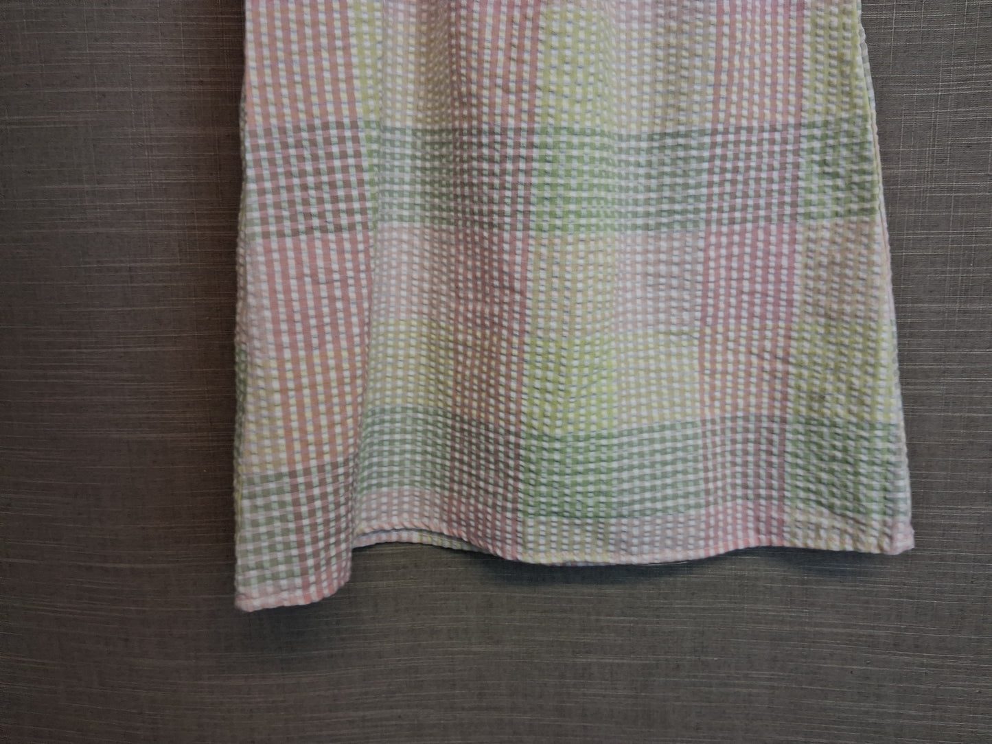 Nutmeg Girls Pastel Multicolour Check Sundress Age 6-7 Years