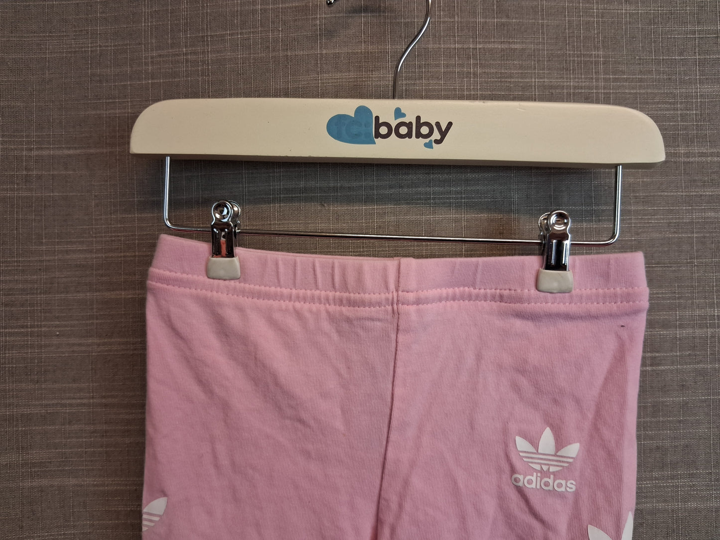 Adidas Girls Pink Cycle Jersey Shorts Age 12-18 Months