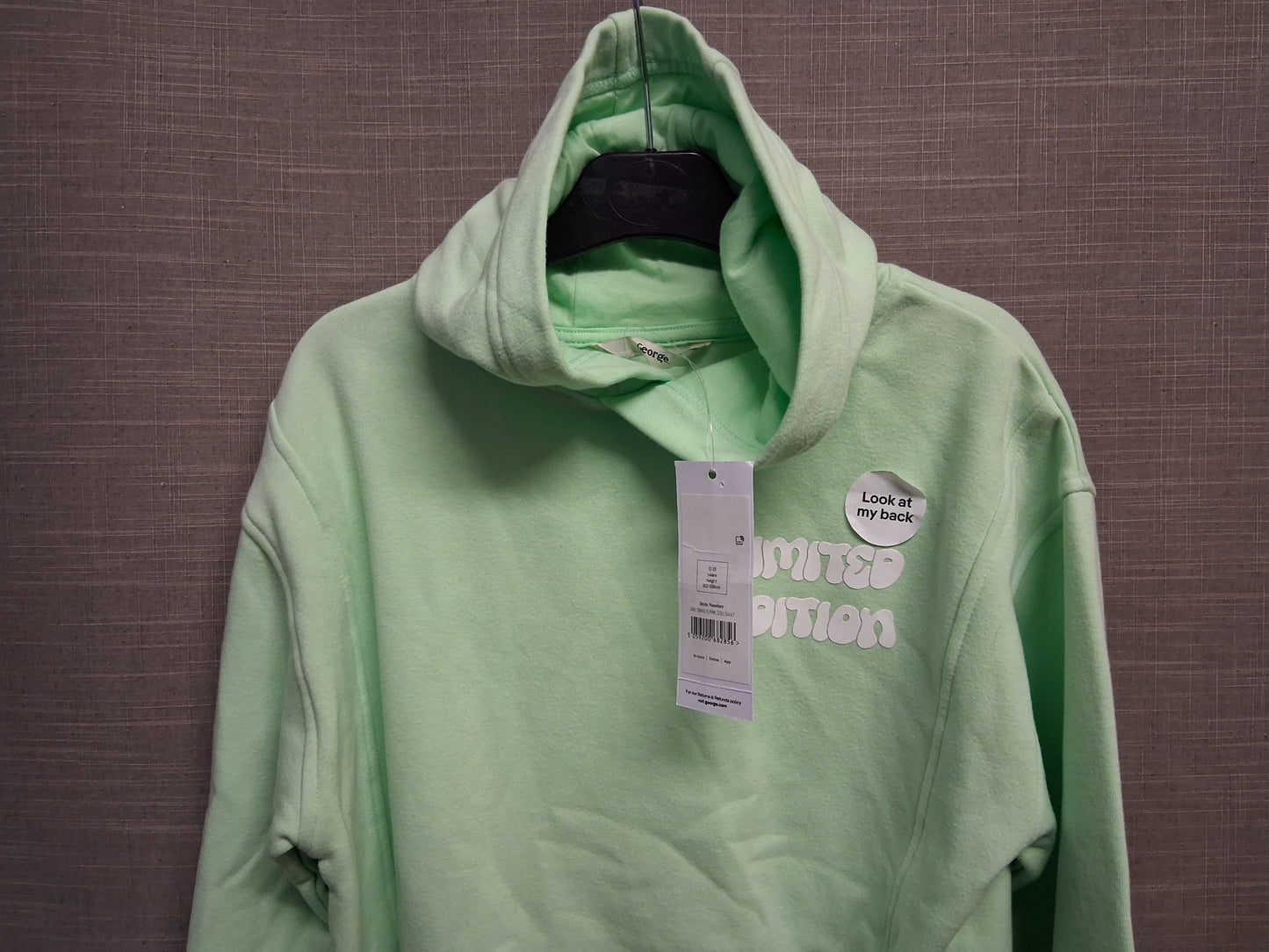George Green "Limited Edition" Hoodie Sweater Age 12-13 Years New