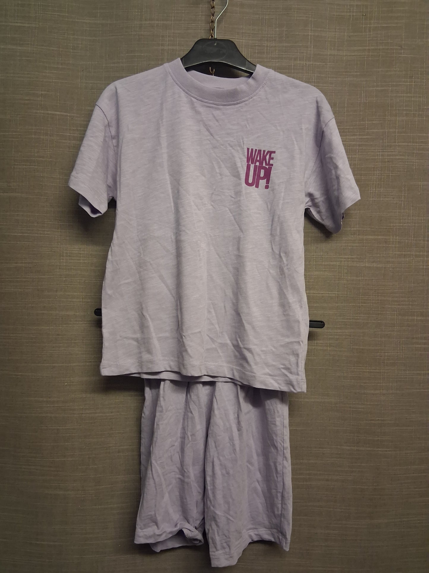 Next Boys Lilac 2 Piece PJs Pyjamas Set Age 3-4 Years Loose Fit