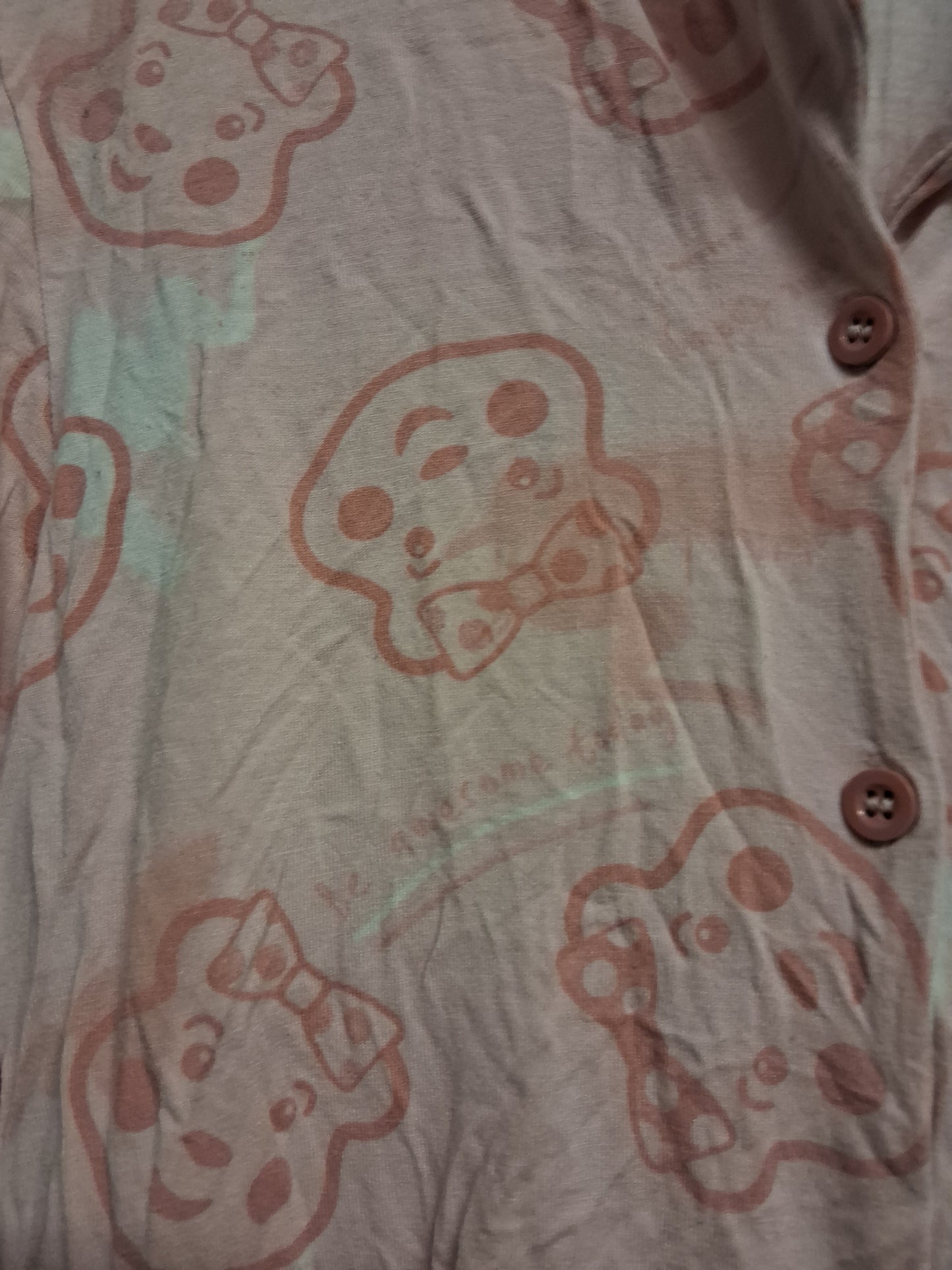 George Girls "Pudsey" Children in Need Pyjamas PJs Set 2 Piece Pink Age 9-10 Years