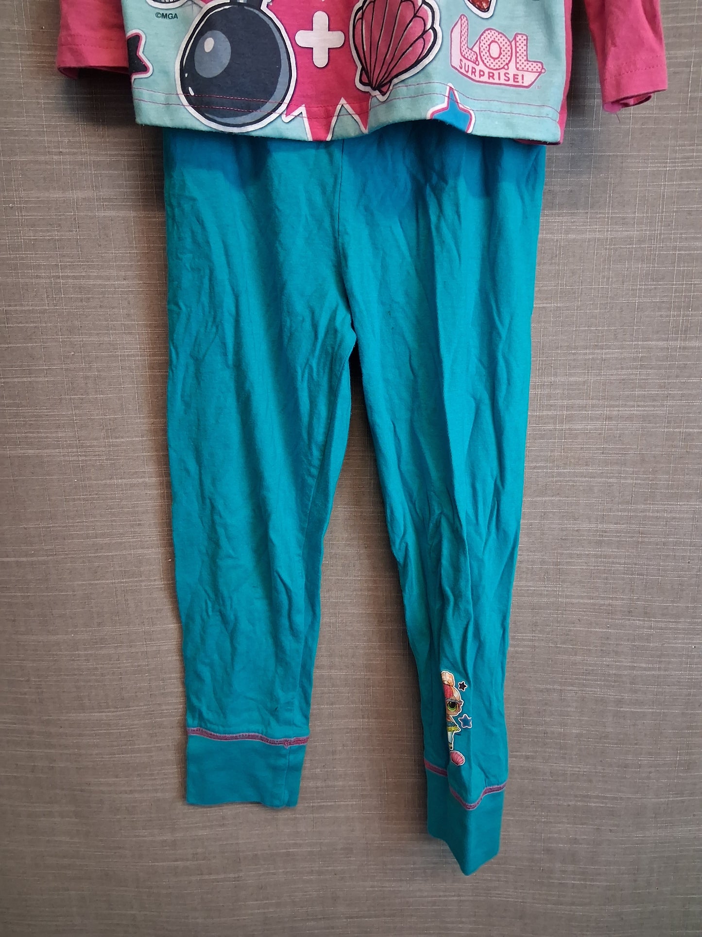 LOL Girls Pyjamas PJs Set 2 Piece Age 7-8 Years
