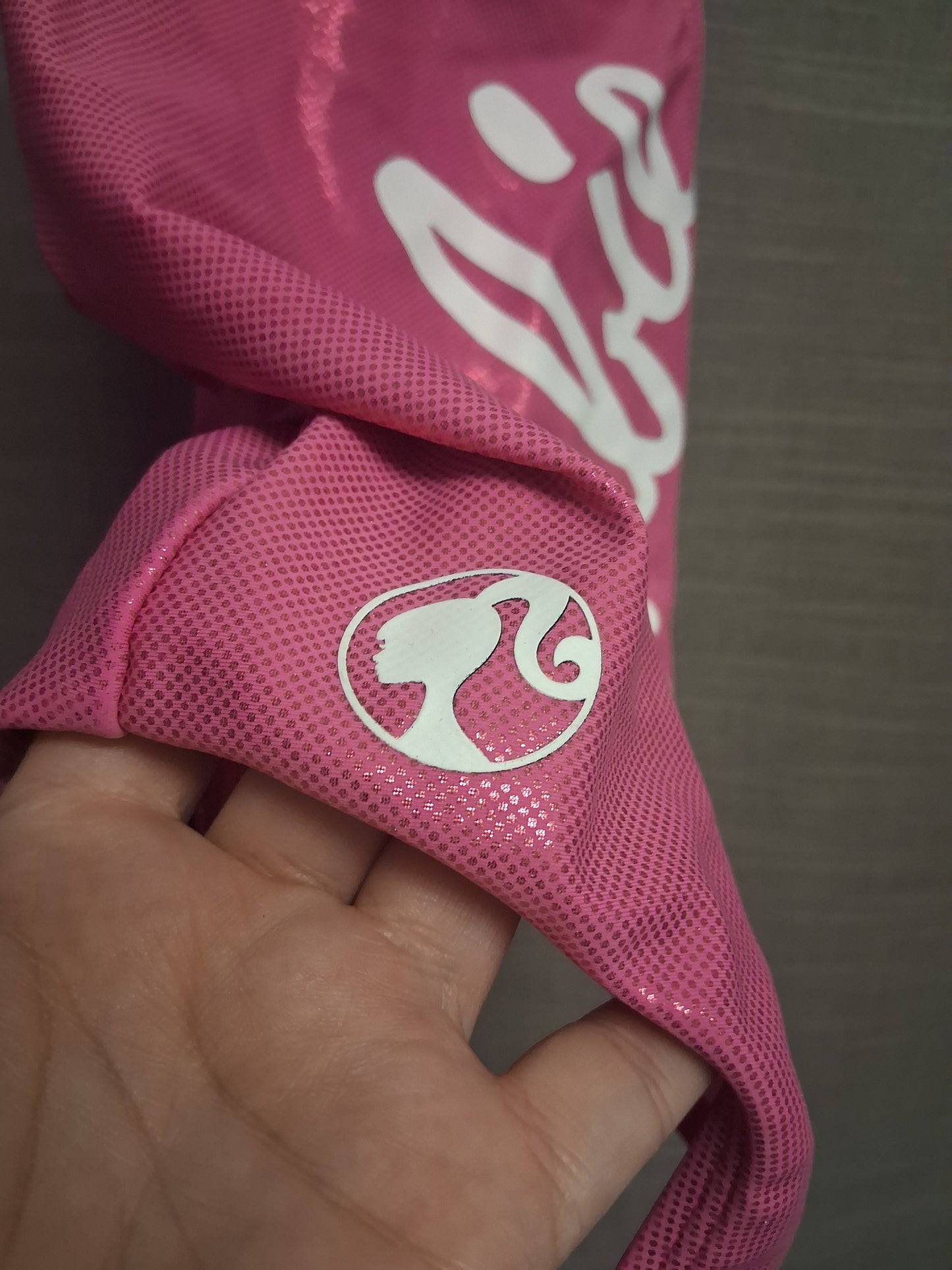 Primark Barbie Girls Pink One Piece Swimsuit Age 6-7 Years