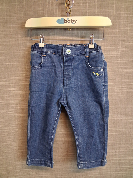 Sergent Major Boys Blue Denim Jeans Age 6 Months