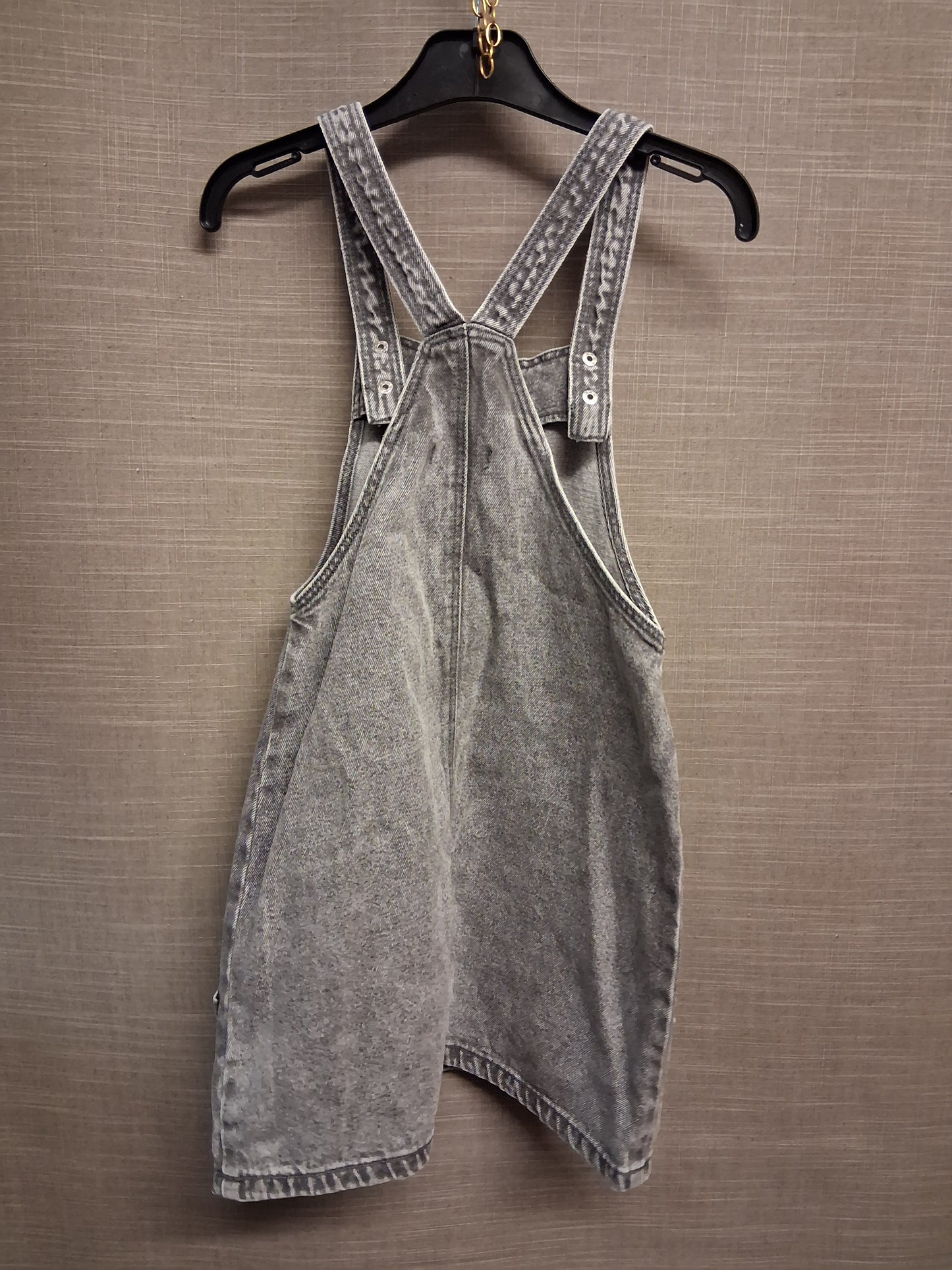 Primark Girls Grey Denim Pinafore Dress Age 9-10 Years