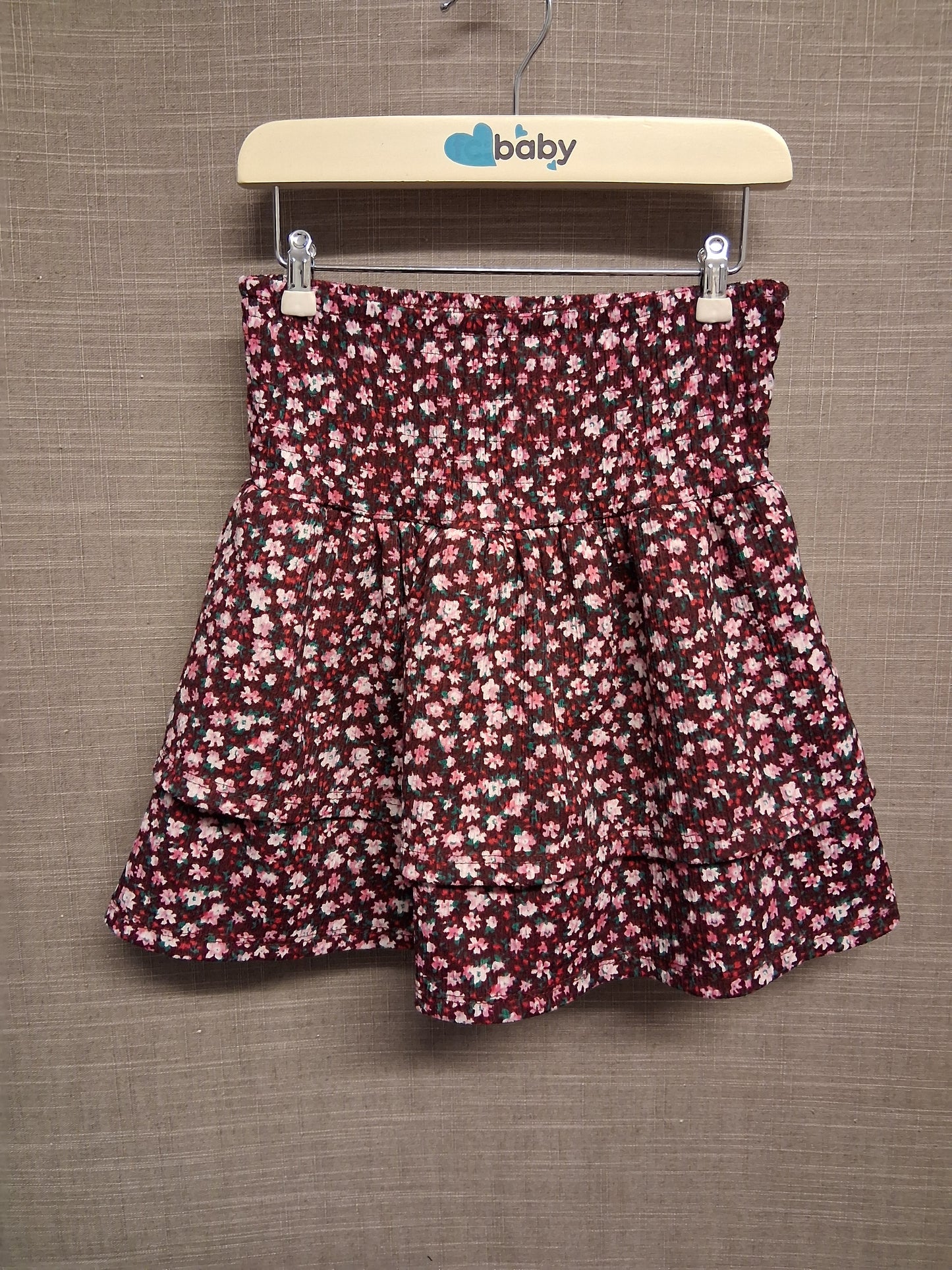 Zara Purple Floral Skorts Elastic Waist Age 8 Years