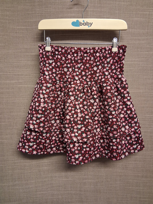 Zara Purple Floral Skorts Elastic Waist Age 8 Years