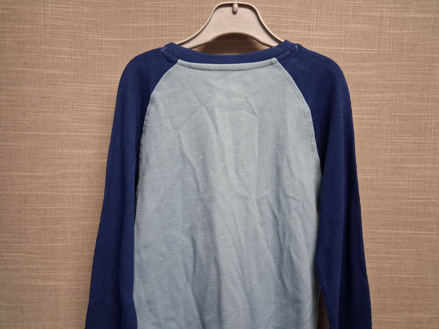 Next Boys Blue 2 Tone Long Sleeve Jersey T-Shirt Age 5-6 Years New