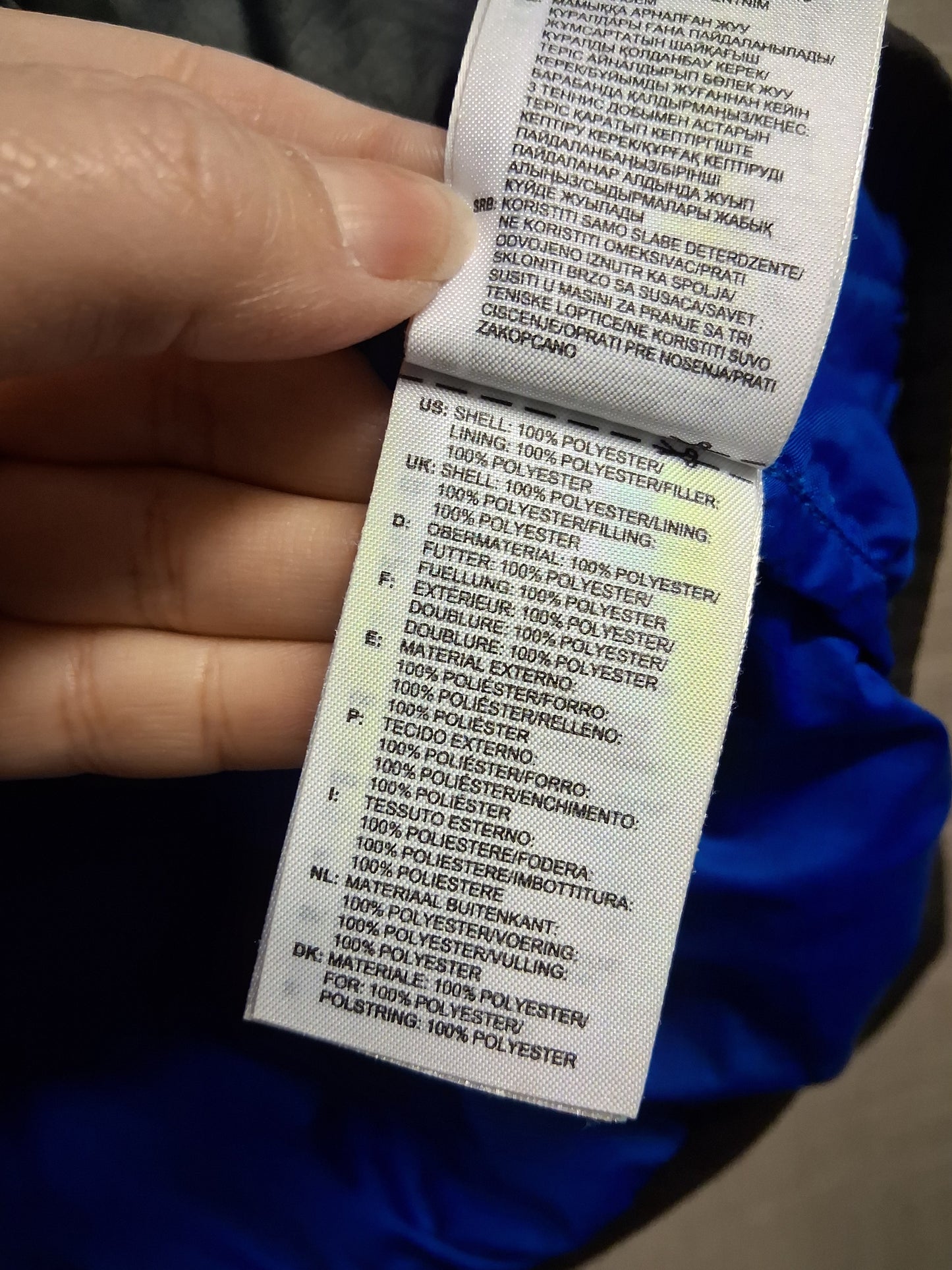 Adidas Boys Black Puffer Jacket Coat Showerproof Age 13-14 Years