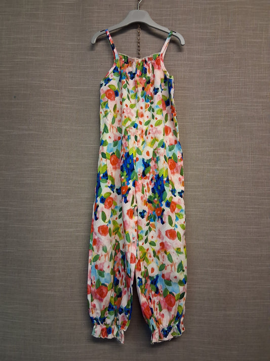 Shein Jumpsuit Floral Multicolour Age 6 Years Lightweight