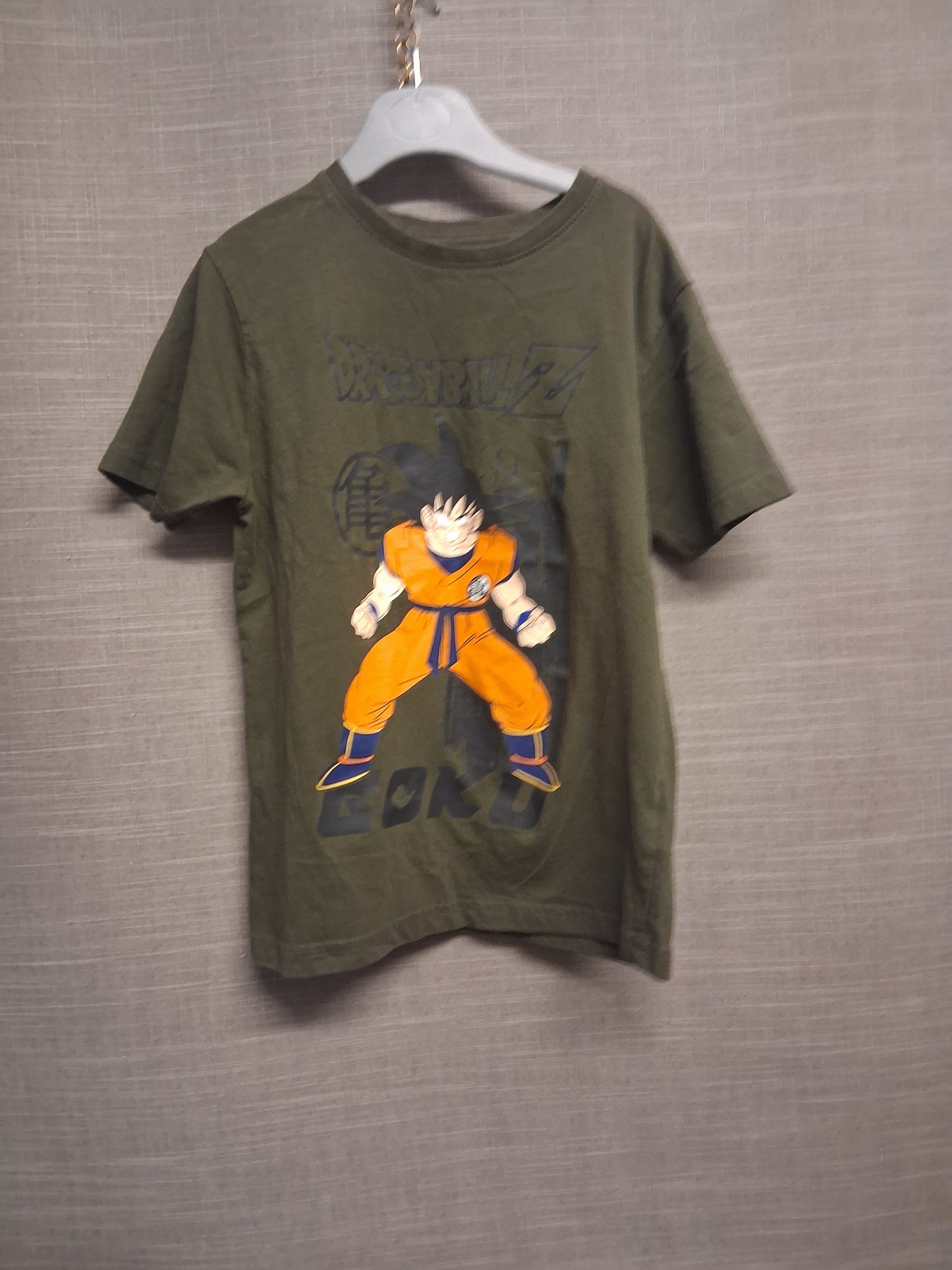 Primark Boys Dragonball Z Green Short Sleeve T-Shirt Age 8-9 Years