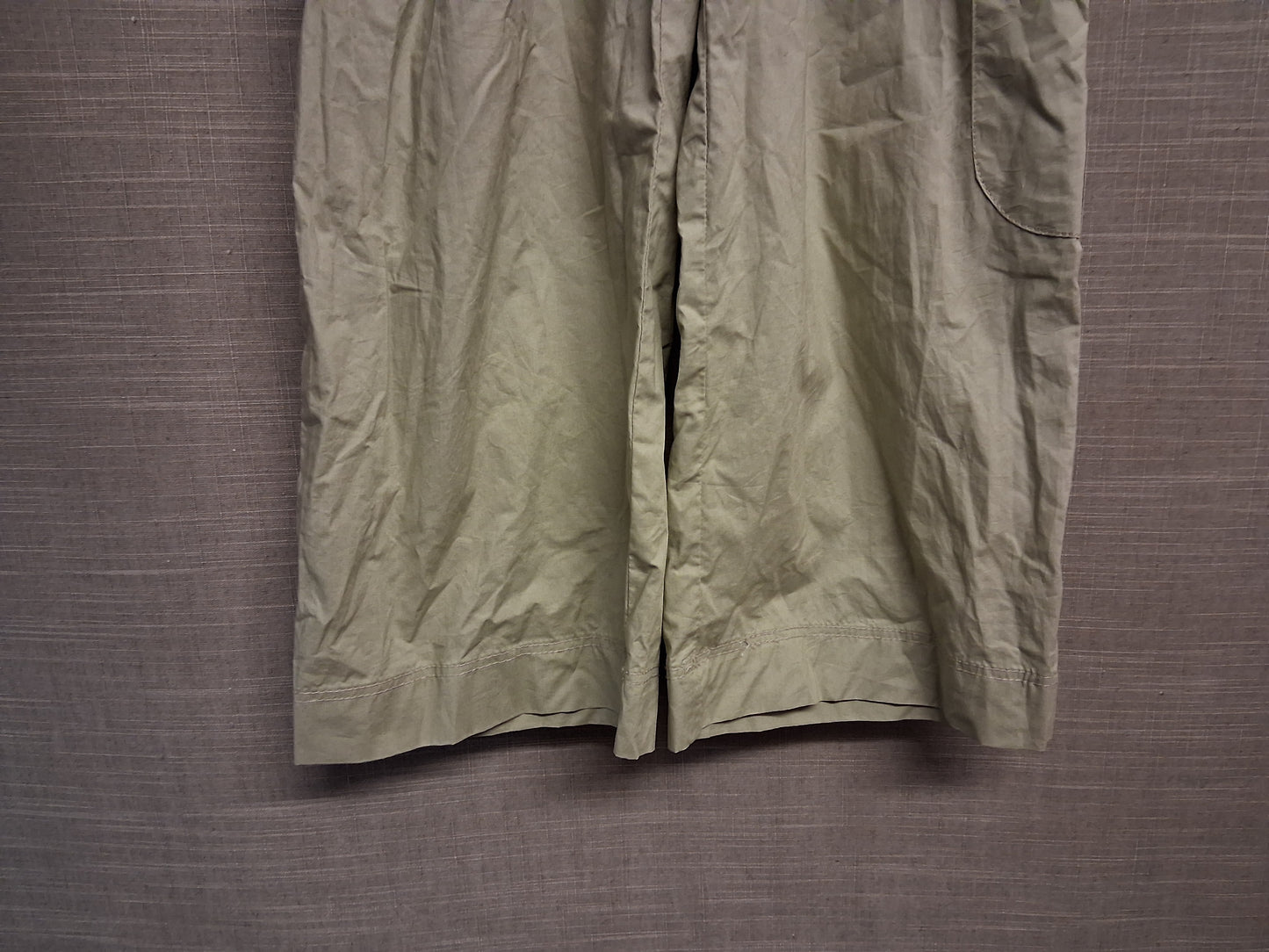 Zara Girls Khaki Wide Leg Cargo Trousers Age 9 years