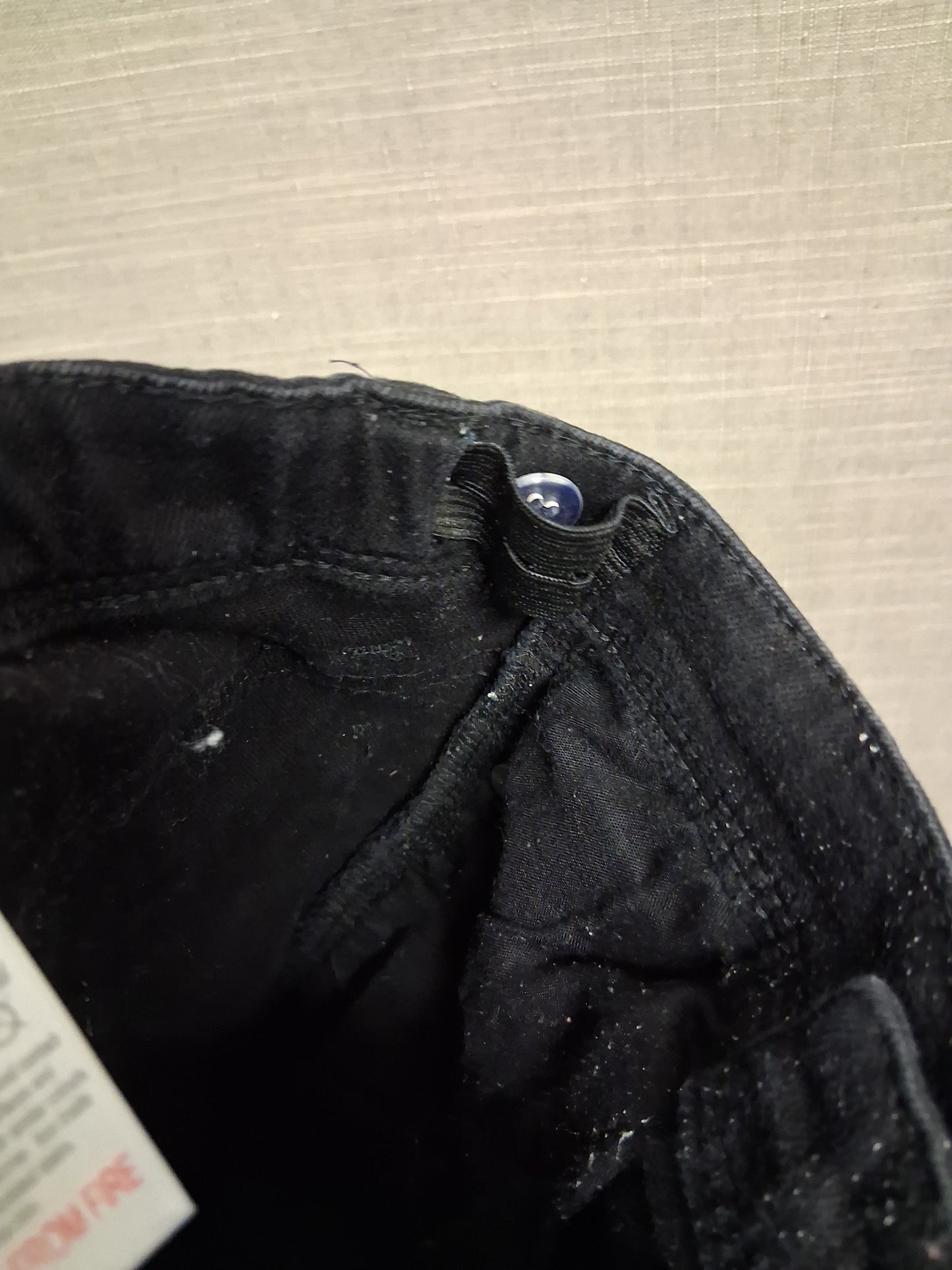 Next Boys Black Skinny Denim Jeans Adjustable Waist Age 3 Years