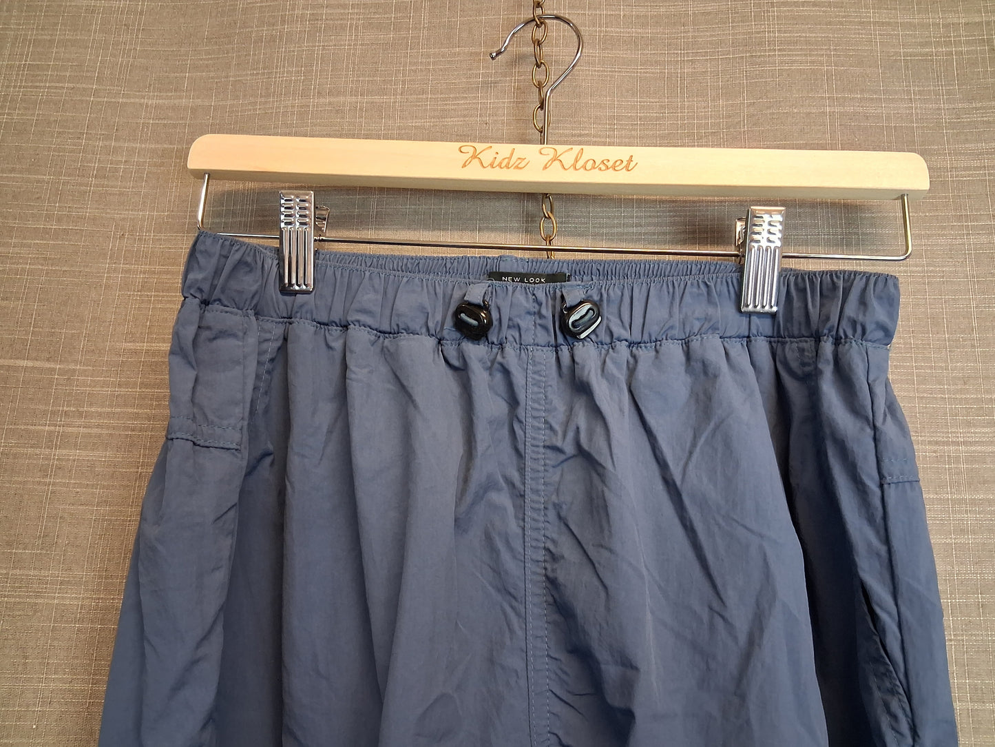 New Look Girls Parachute Trousers Blue Age 13 Years Lightweight