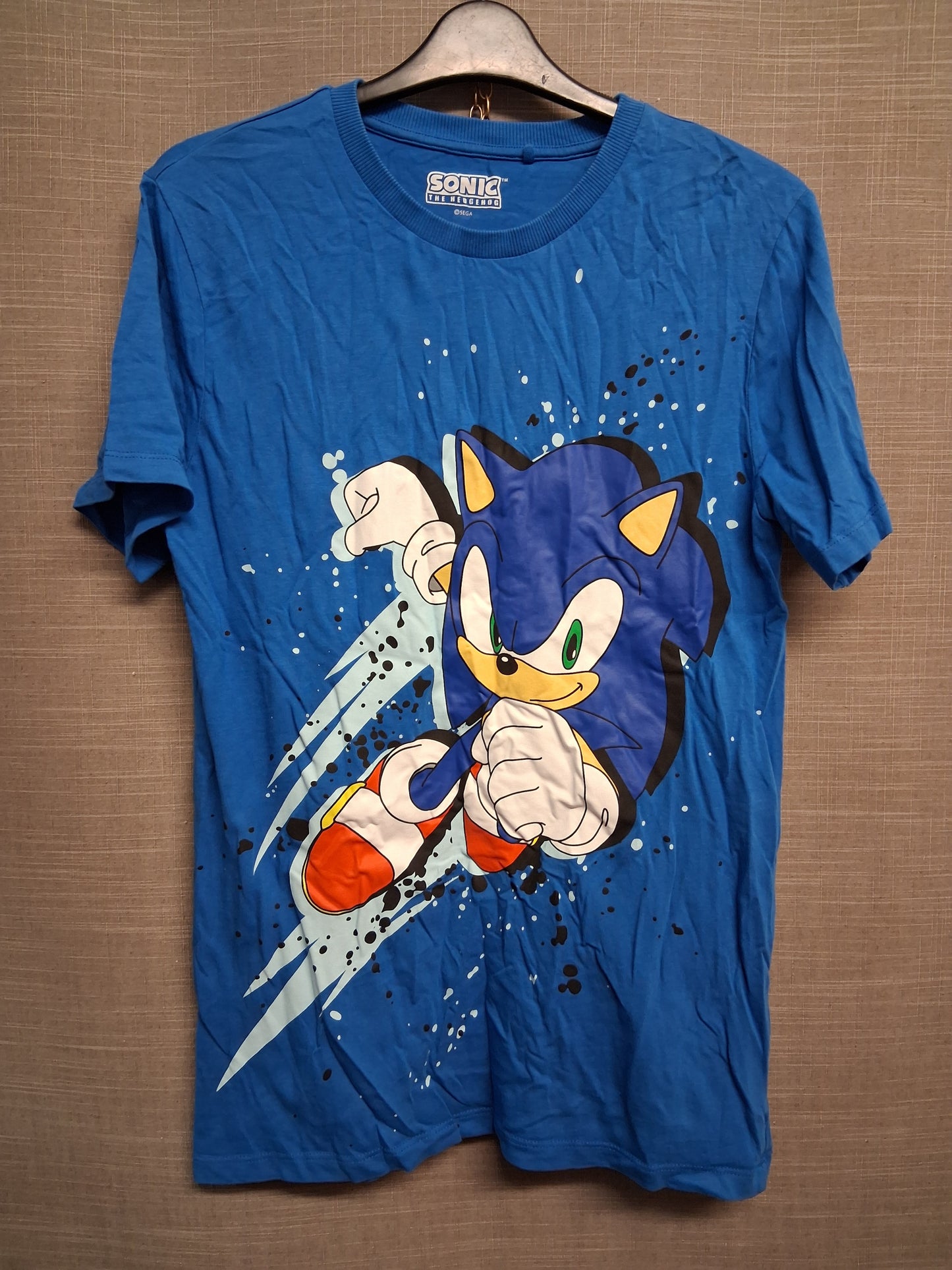 Next Boys Blue Sonic The Hedgehog T-Shirt Age 16 Years