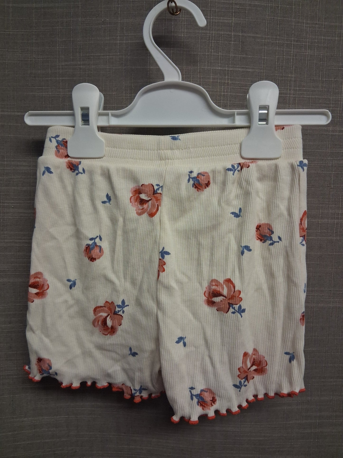 George Shorts Girls Cream Floral Jersey Age 2-3 Years