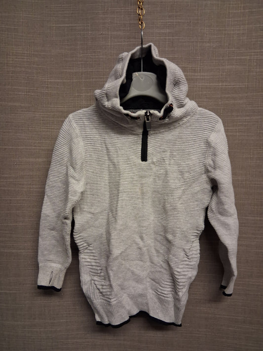 Next Grey Knitted Hoodie Age 3 Years