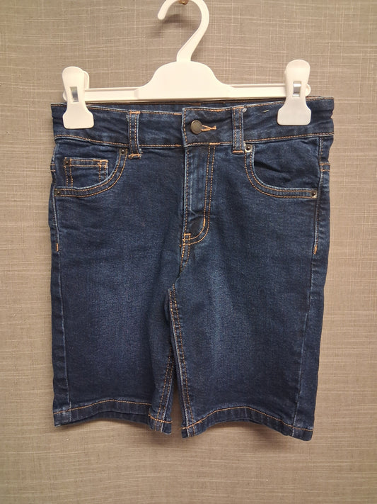 Mountain Warehouse Blue Denim Shorts Age 7-8 Years Adjustable Waist