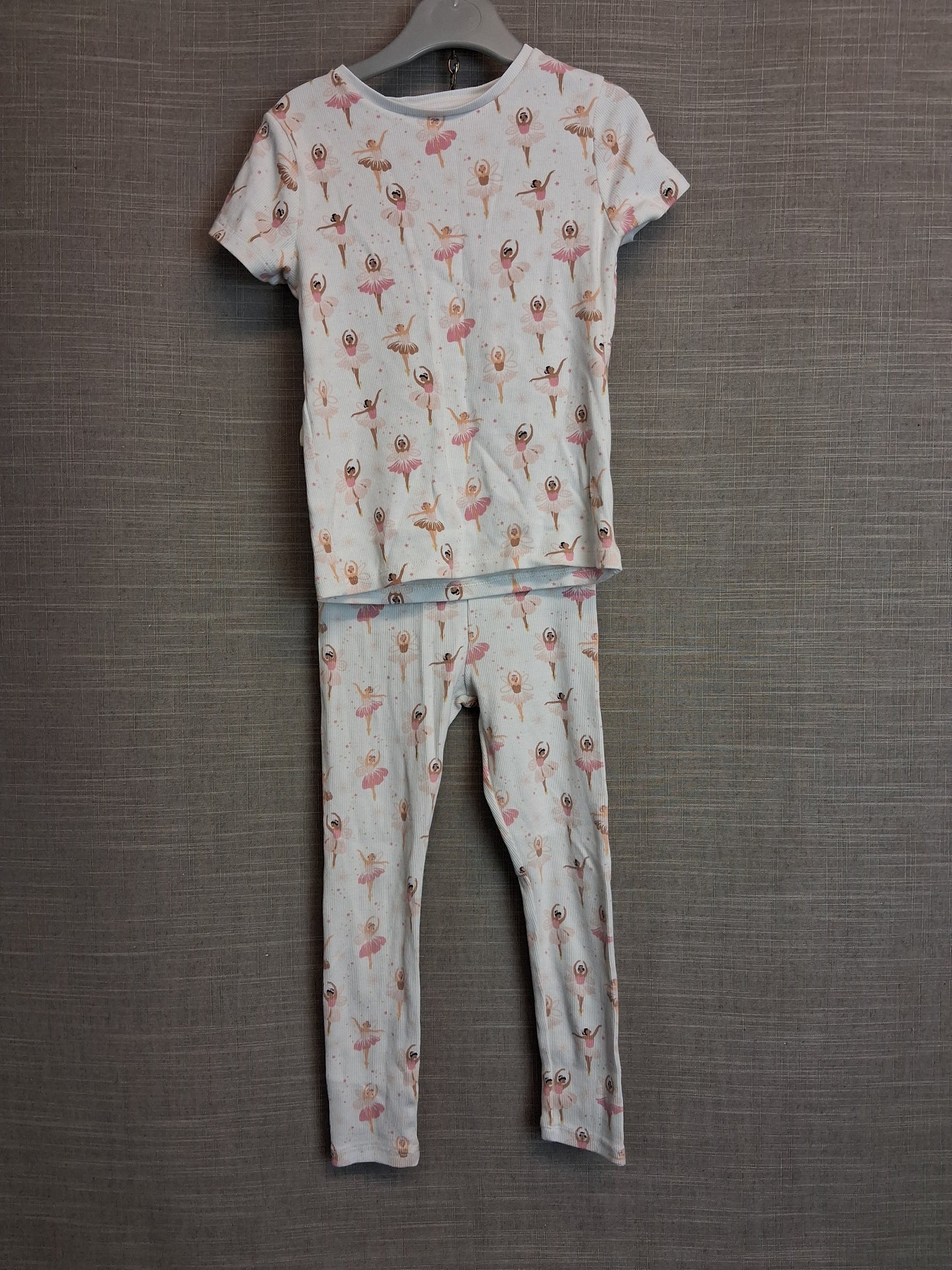 F&F Girls Pyjamas Set Ballerina Theme Age 5-6 Years