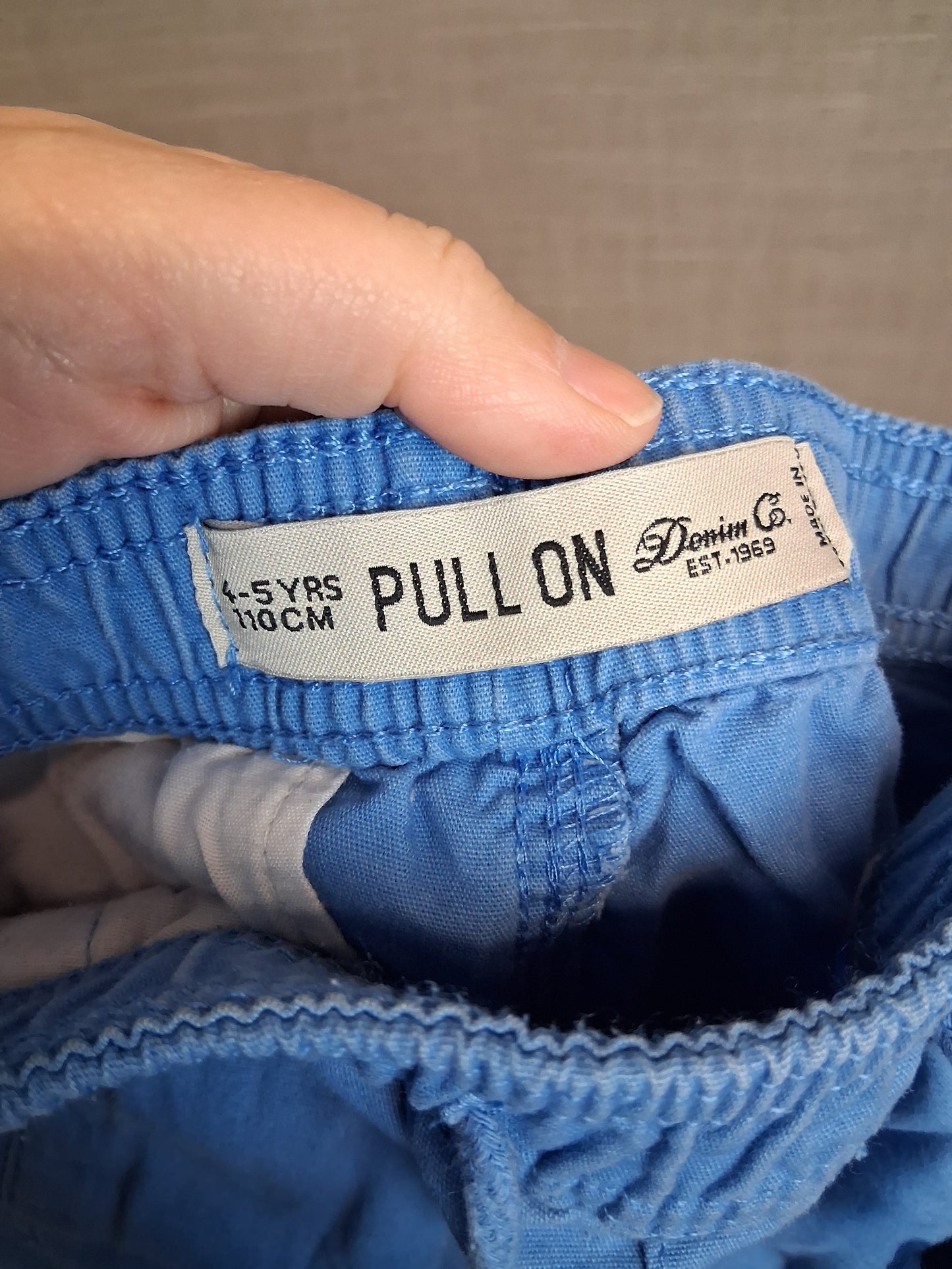 Primark Boys Blue Shorts Age 4-5 Years
