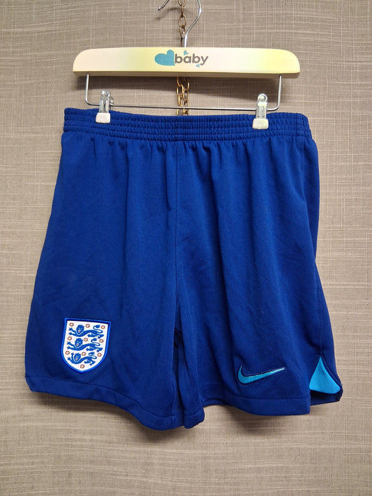 Nike England Blue Football Shorts Age 6-7 Years