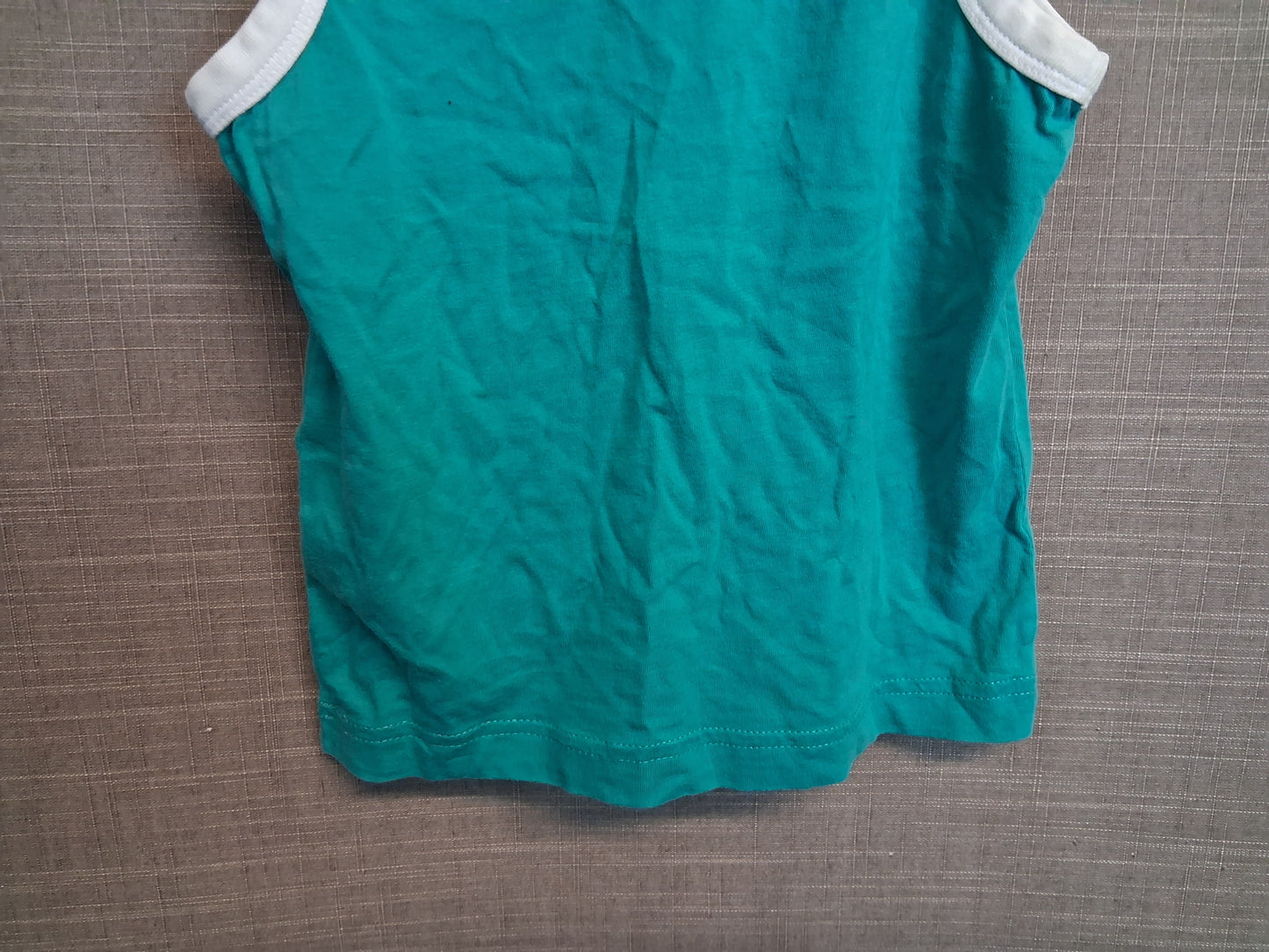 Matalan Boys Green Jersey Vest Top Age 3 Years