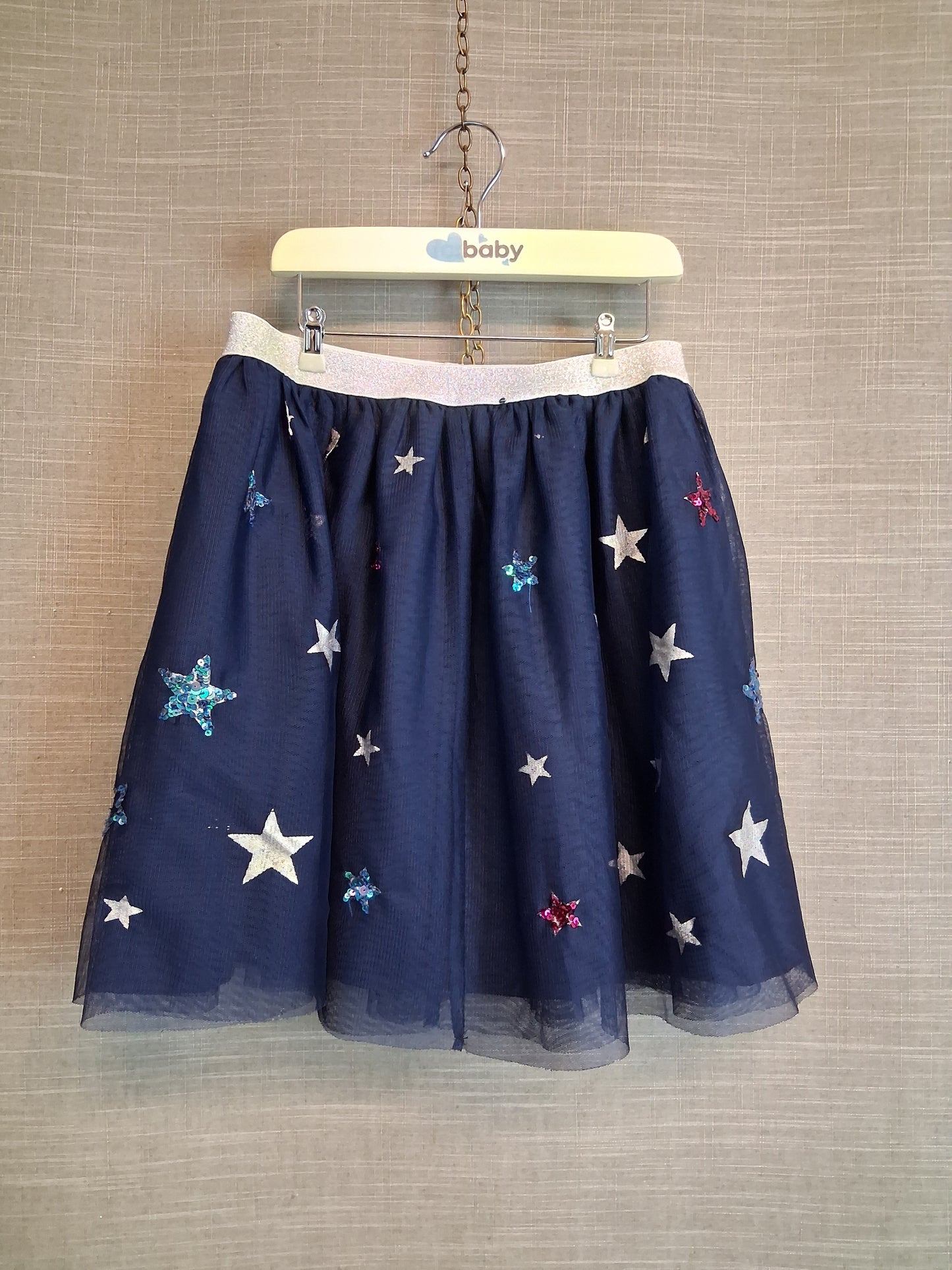 George Blue Star Tutu Skirt Age 8-9 Years
