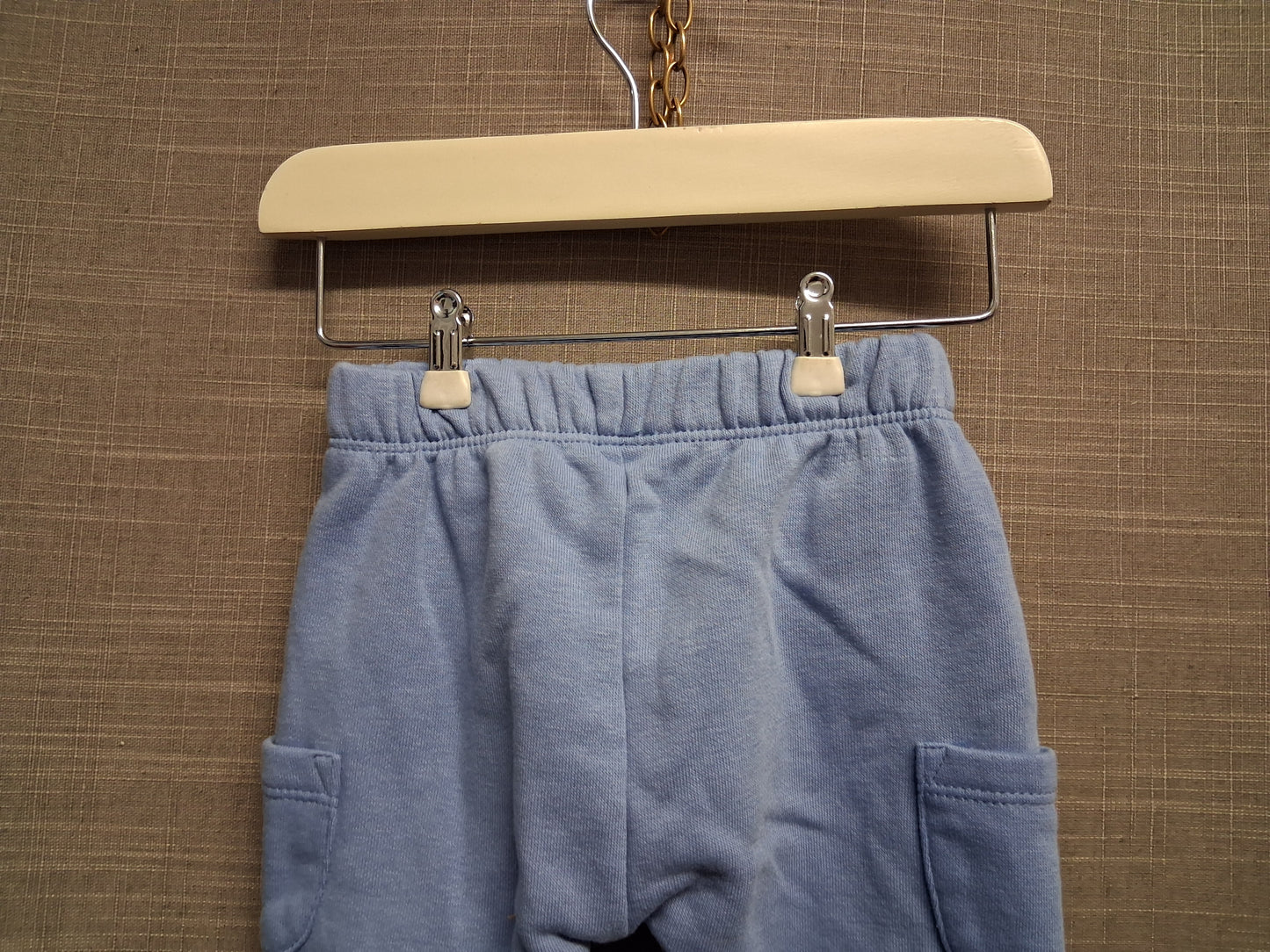Matalan Boys Cargo Joggers Blue Jersey Age 0-3 Months