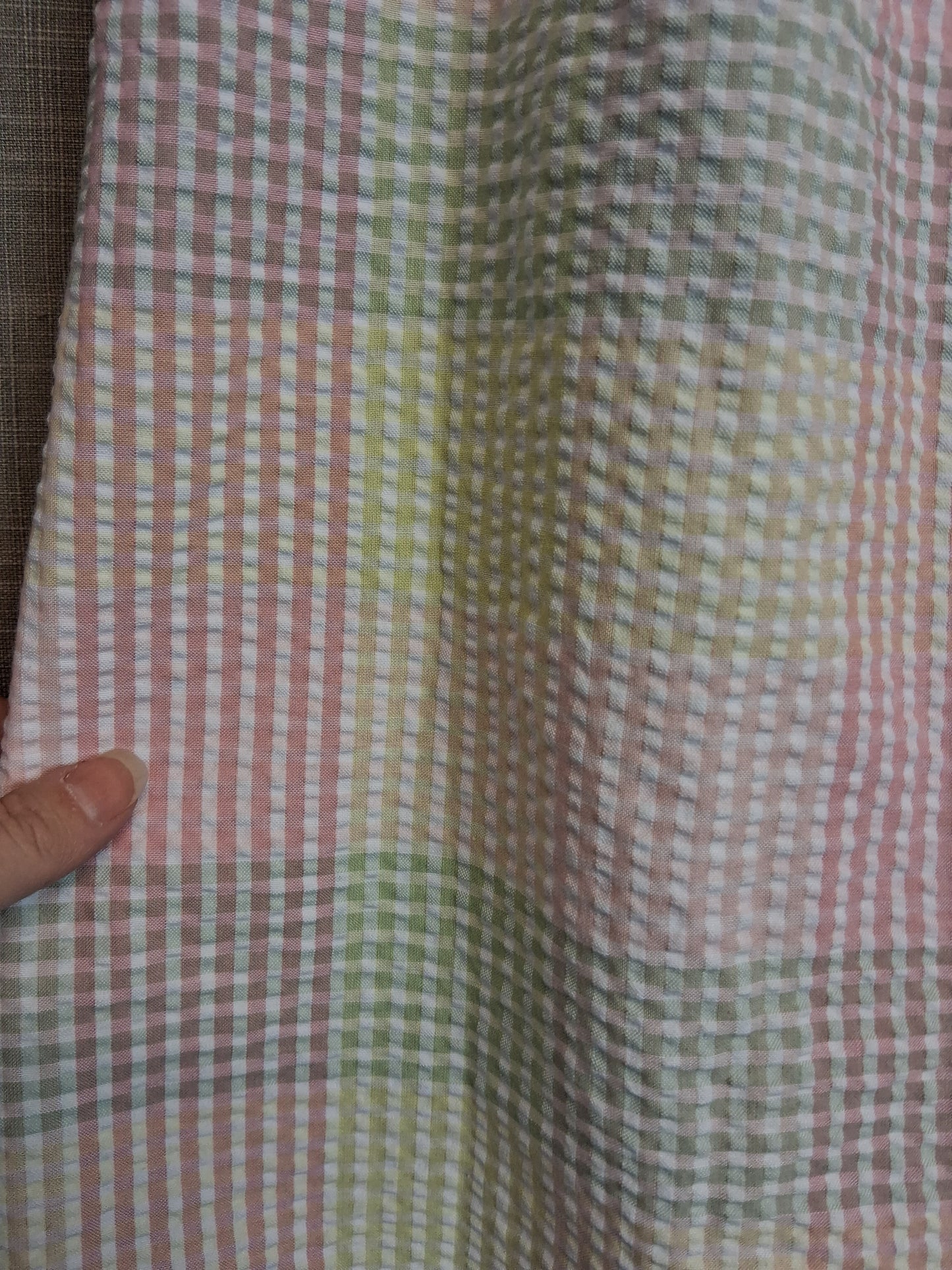 Nutmeg Girls Pastel Multicolour Check Sundress Age 6-7 Years
