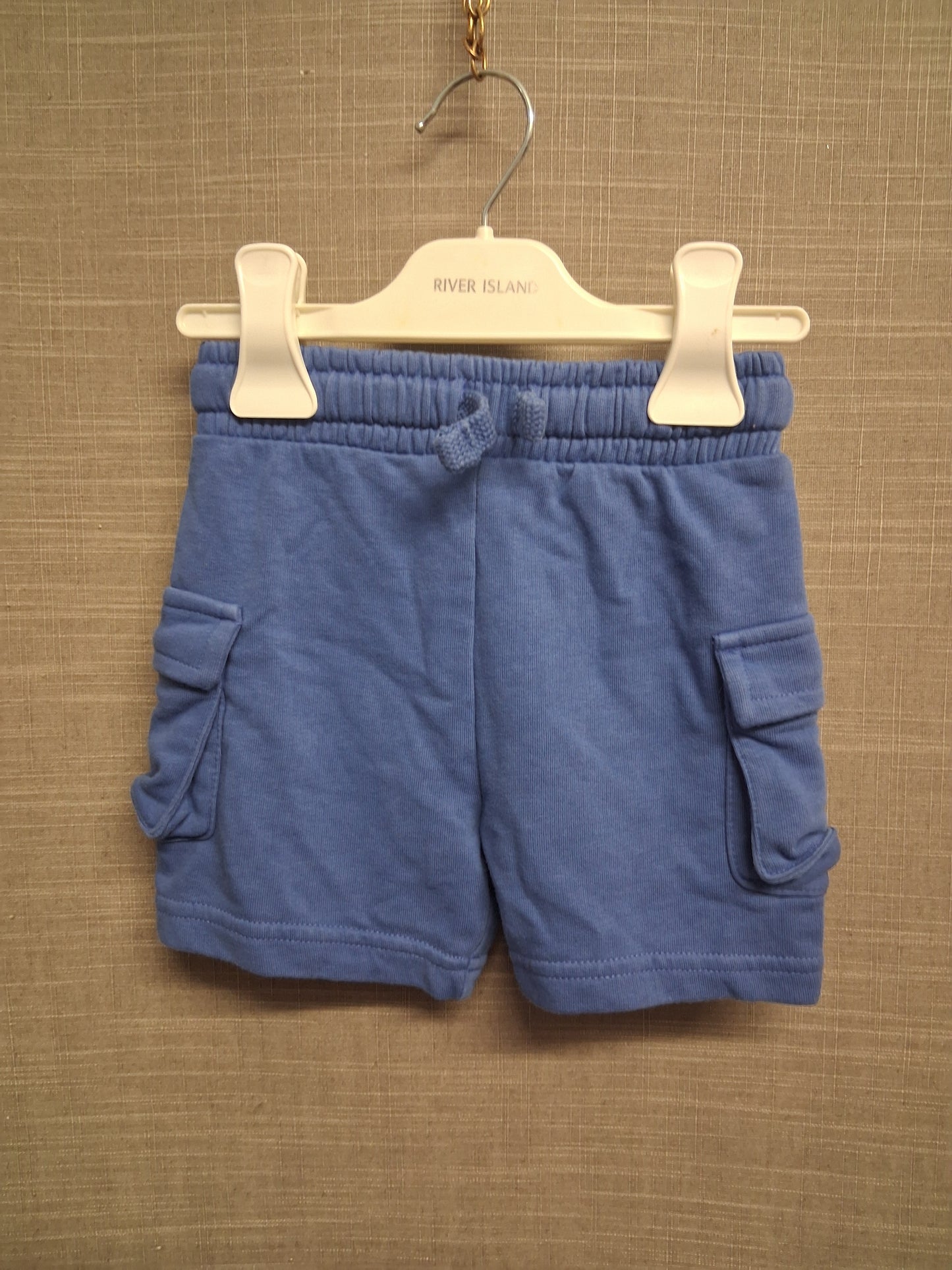 George Boys Blue Jersey Shorts Age 2-3 Years