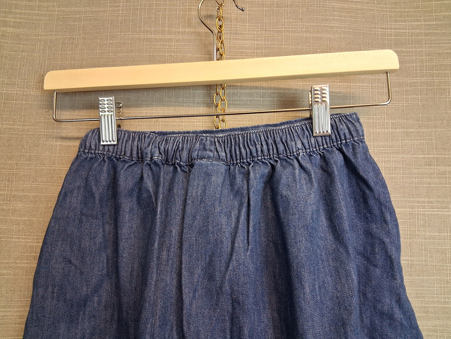 Next Girls Blue Denim Skirt Age 7-8 Years New