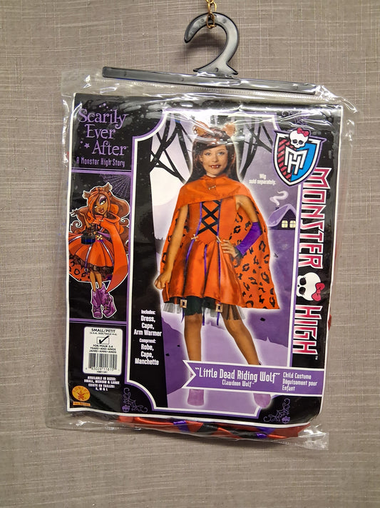 Monster High Scarily Ever After 'Little Dead Riding Wolf' Costume Age 3-4 Years New