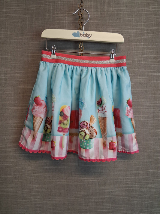 Monsoon Ice Cream Lined Skirt Multicolour Age 3-4 years